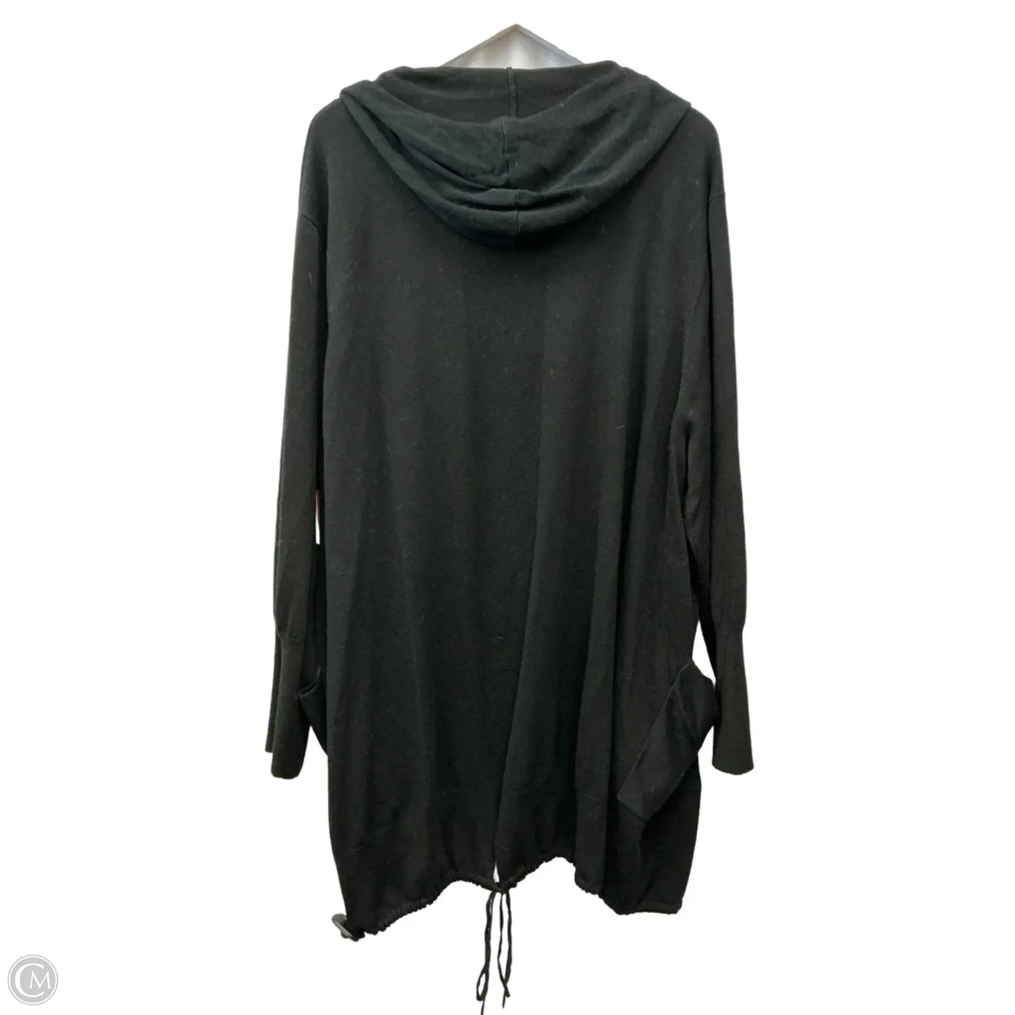 Sweater Cardigan By Clothes Mentor In Black, Size: 3x