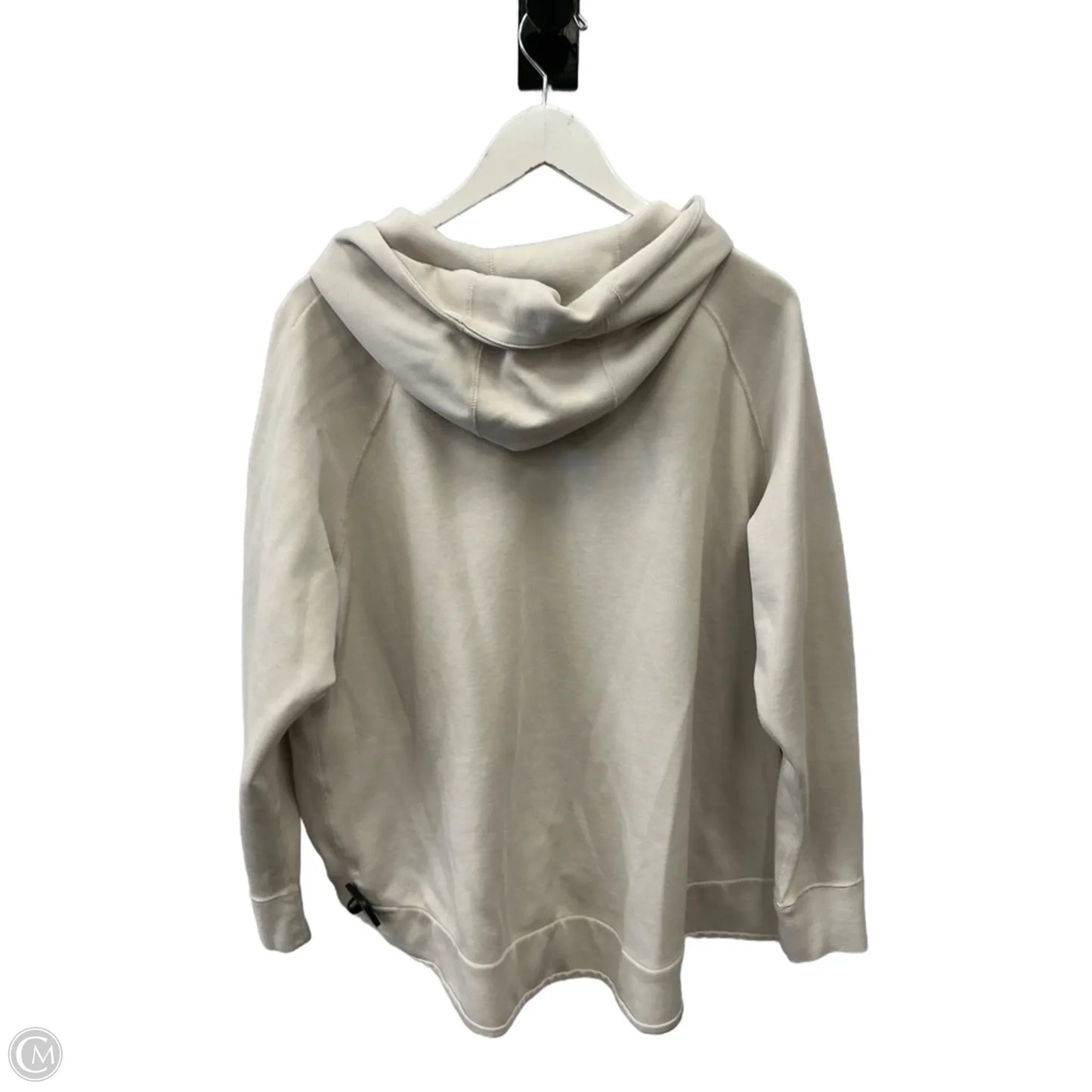 Athletic Sweatshirt Hoodie By Nike Apparel In Beige, Size: 2x