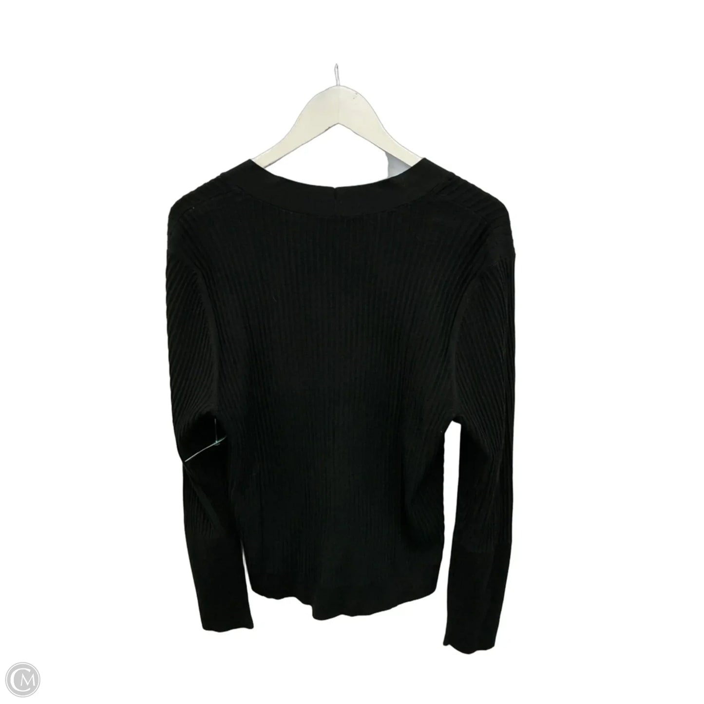 Sweater Cardigan By Loft In Black, Size: Xl