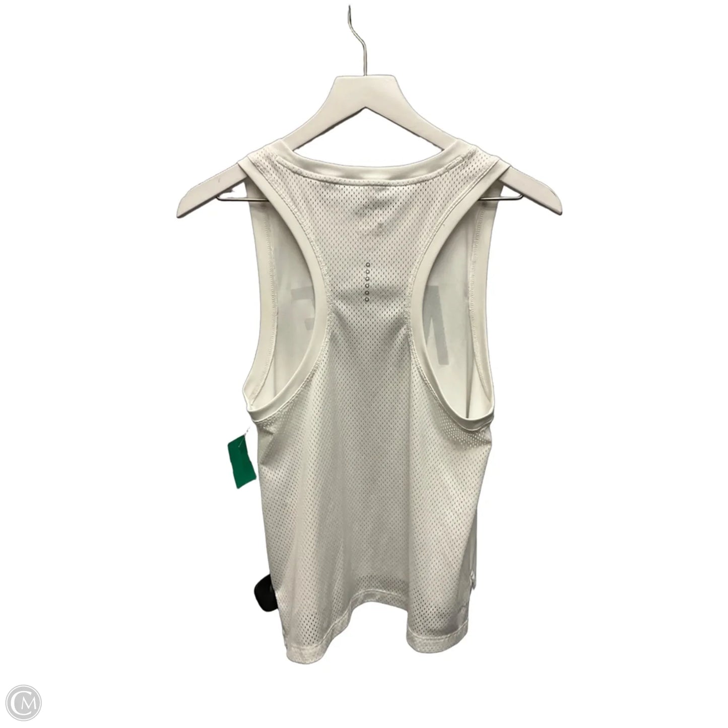 Athletic Tank Top By Nike Apparel In White, Size: M