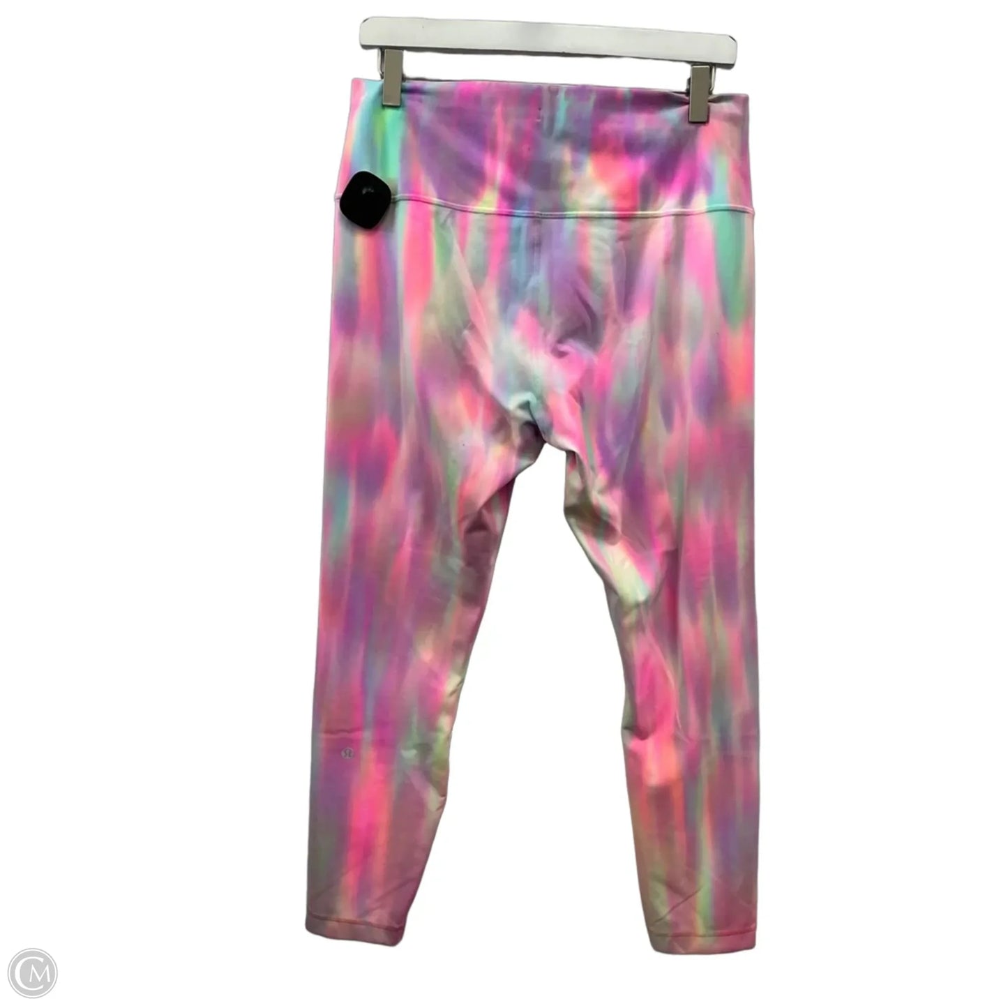 Athletic Leggings By Lululemon In Rainbow Print, Size: Xl
