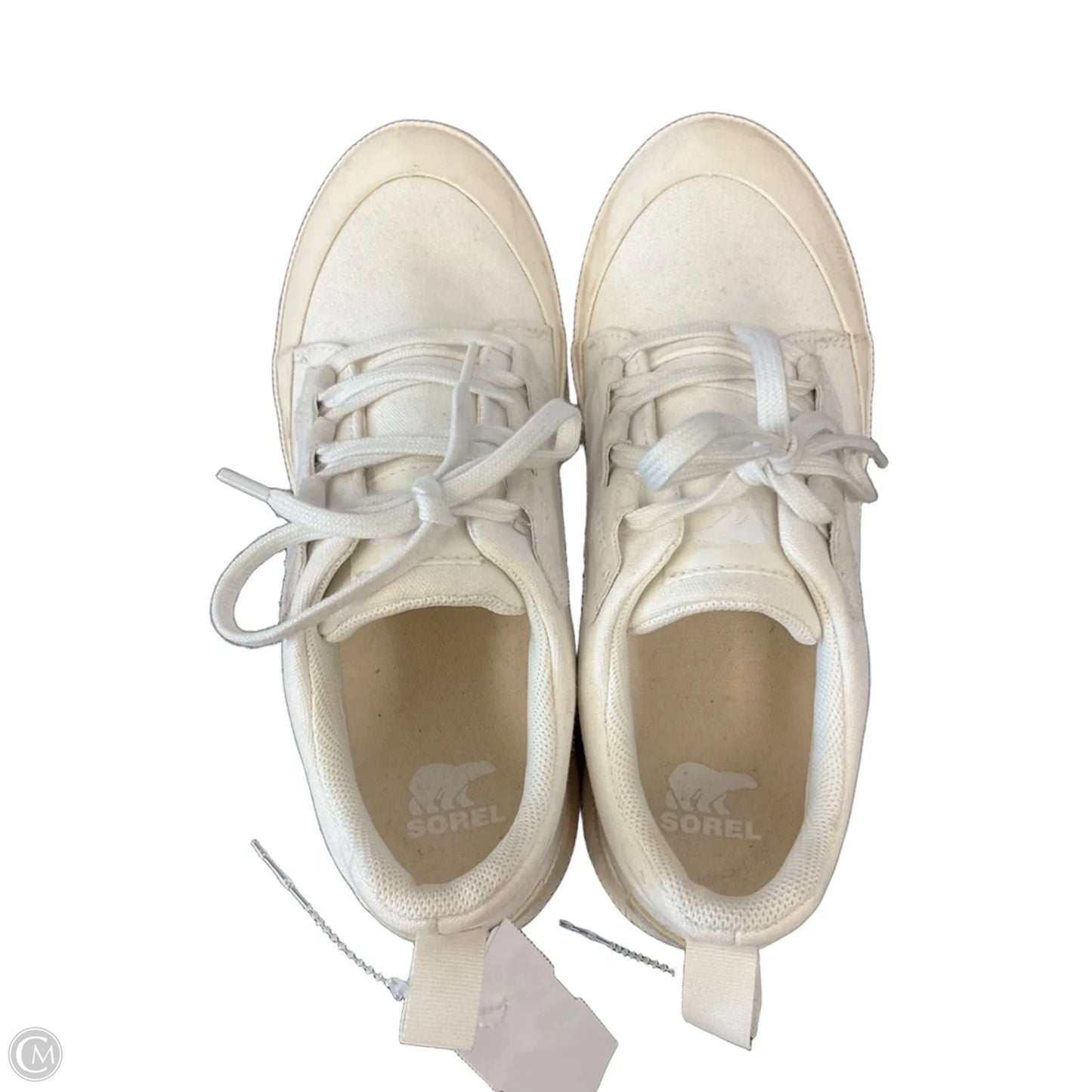 Shoes Athletic By Sorel In Ivory, Size: 8.5