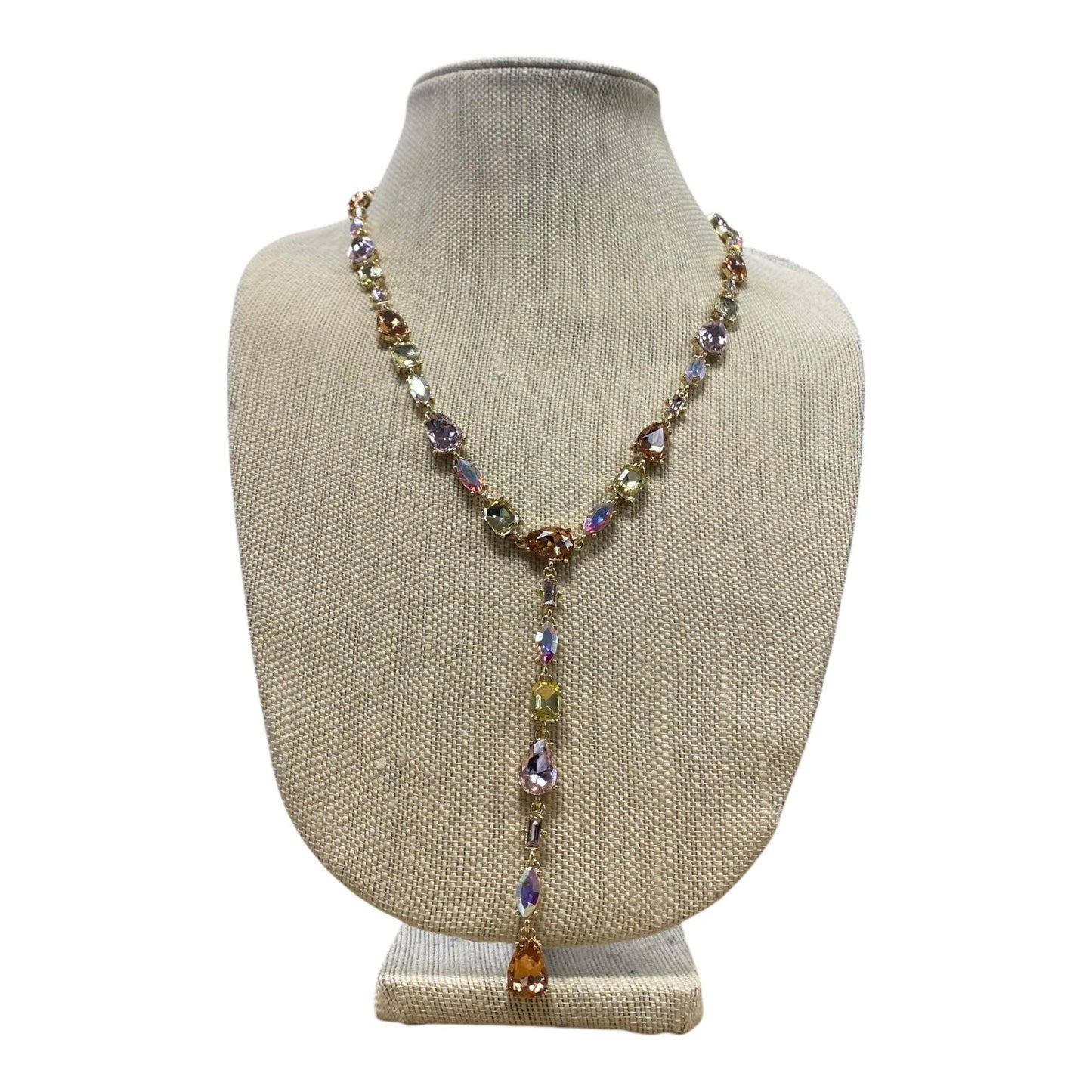 Necklace Lariat & Y-Drop In Gold