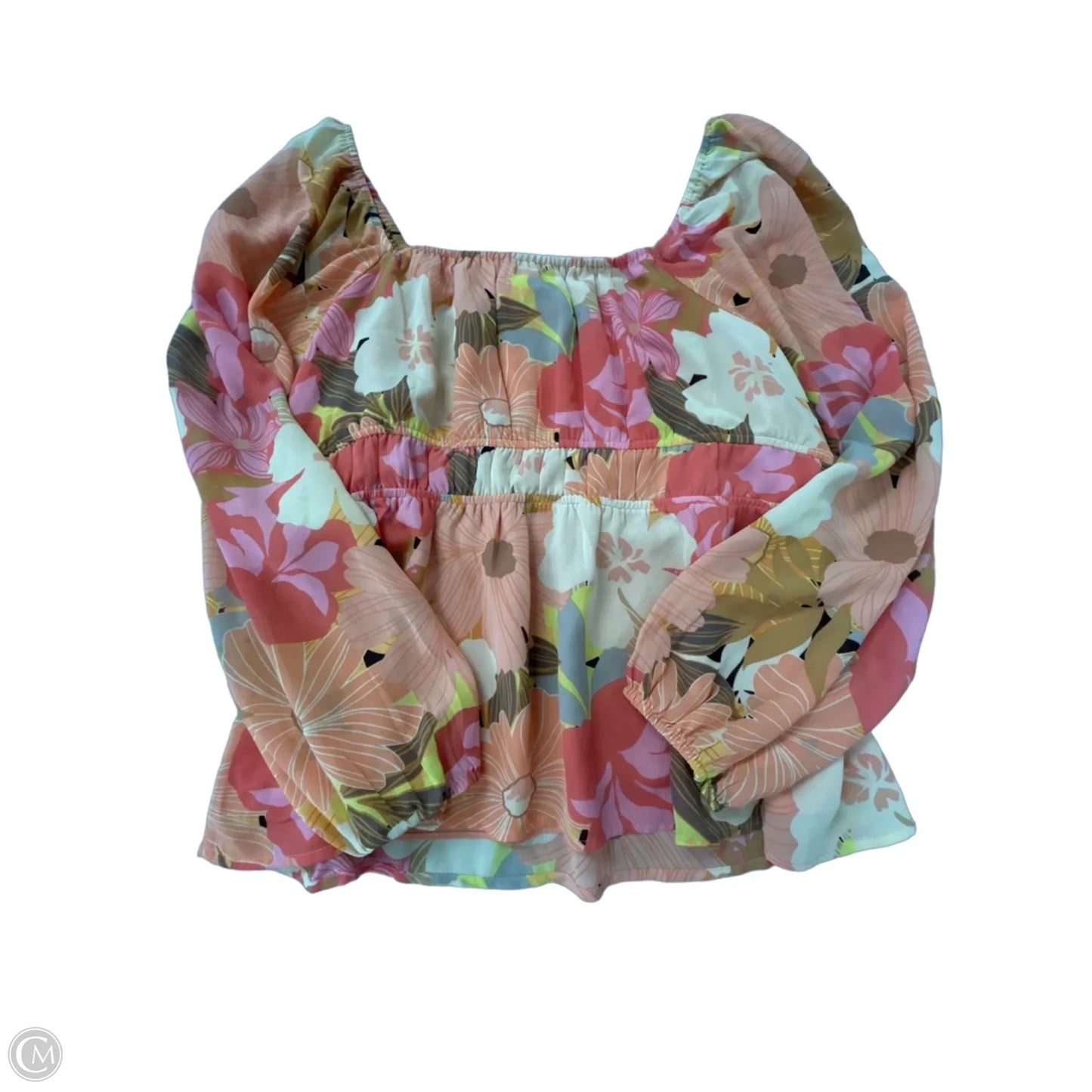 Top Long Sleeve By Dr2 In Orange, Size: Xl