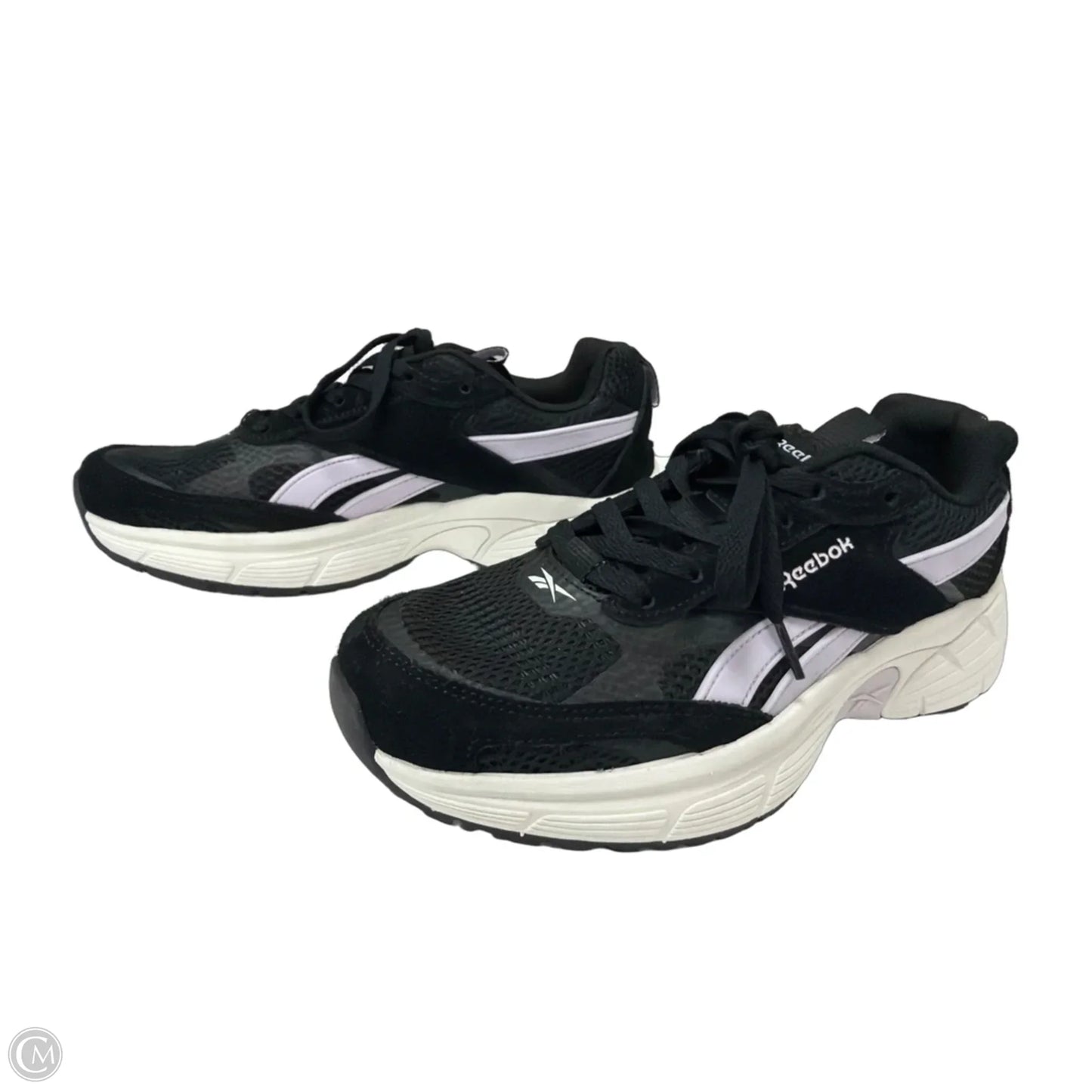 Shoes Athletic By Reebok In Black & White, Size: 10