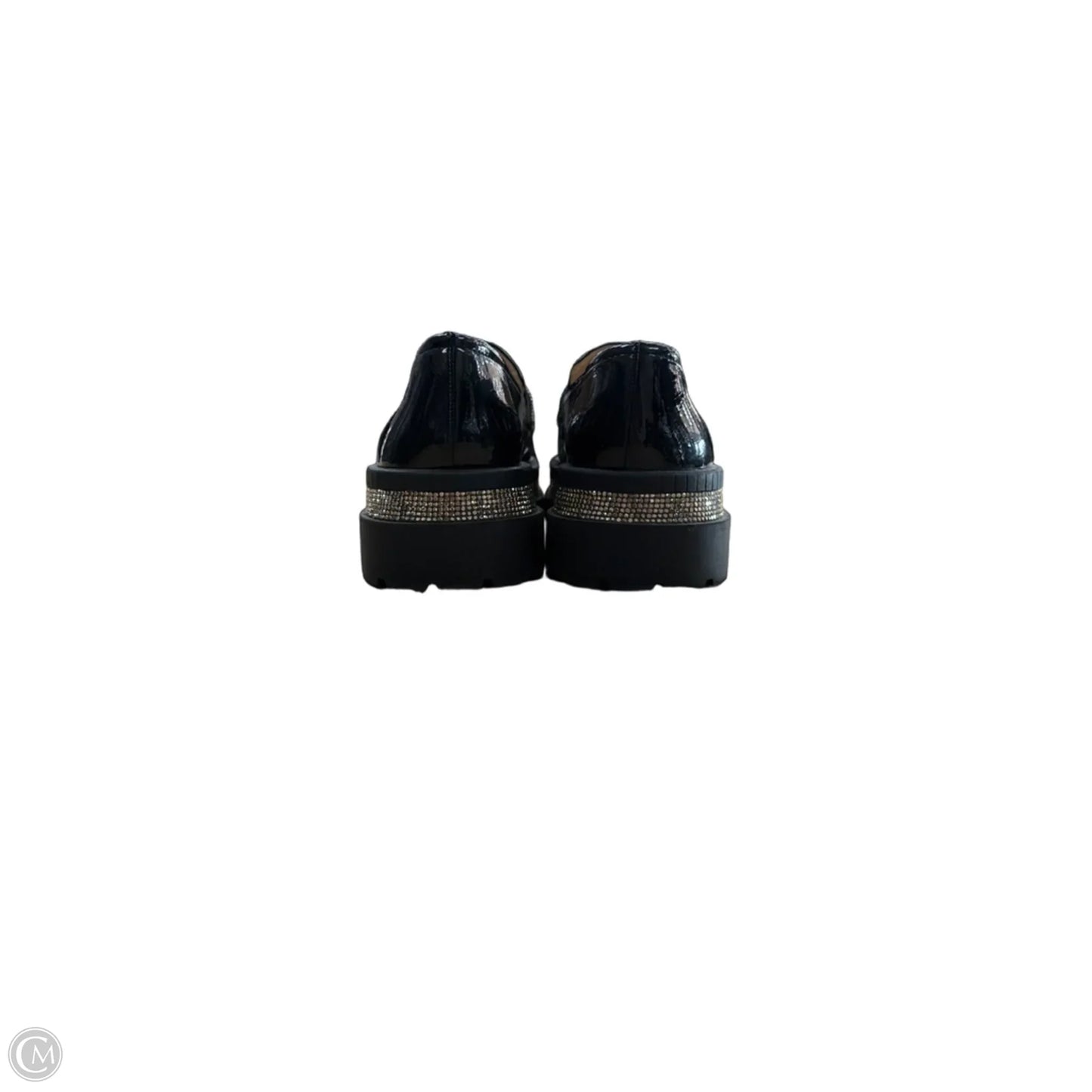 Shoes Flats By Jessica Simpson In Black & Gold, Size: 8.5