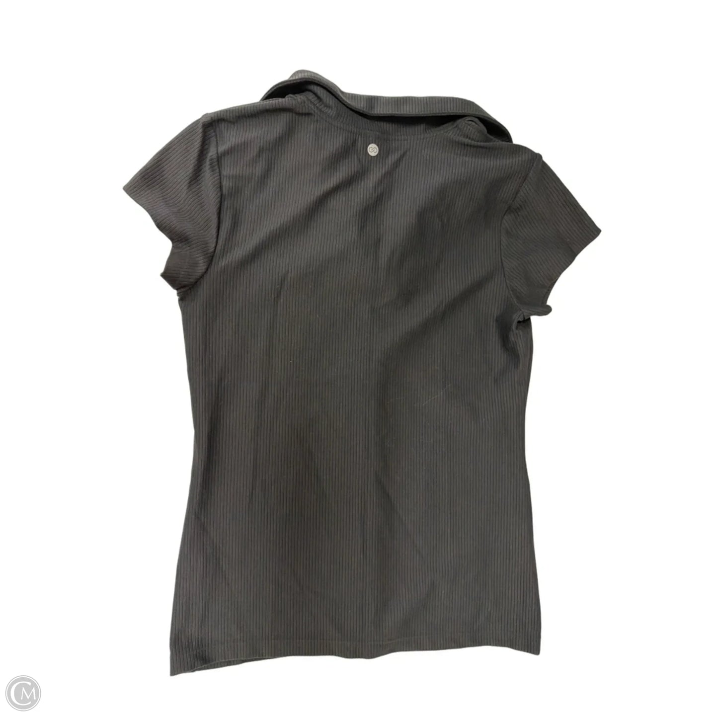 Athletic Top Short Sleeve By Calia In Black, Size: S