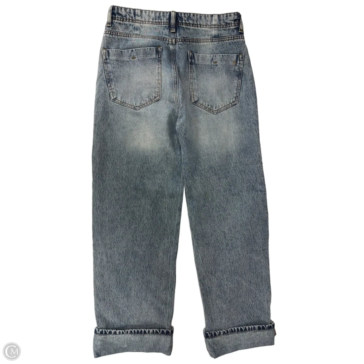 Jeans Straight By Pilcro In Blue Denim, Size: 4