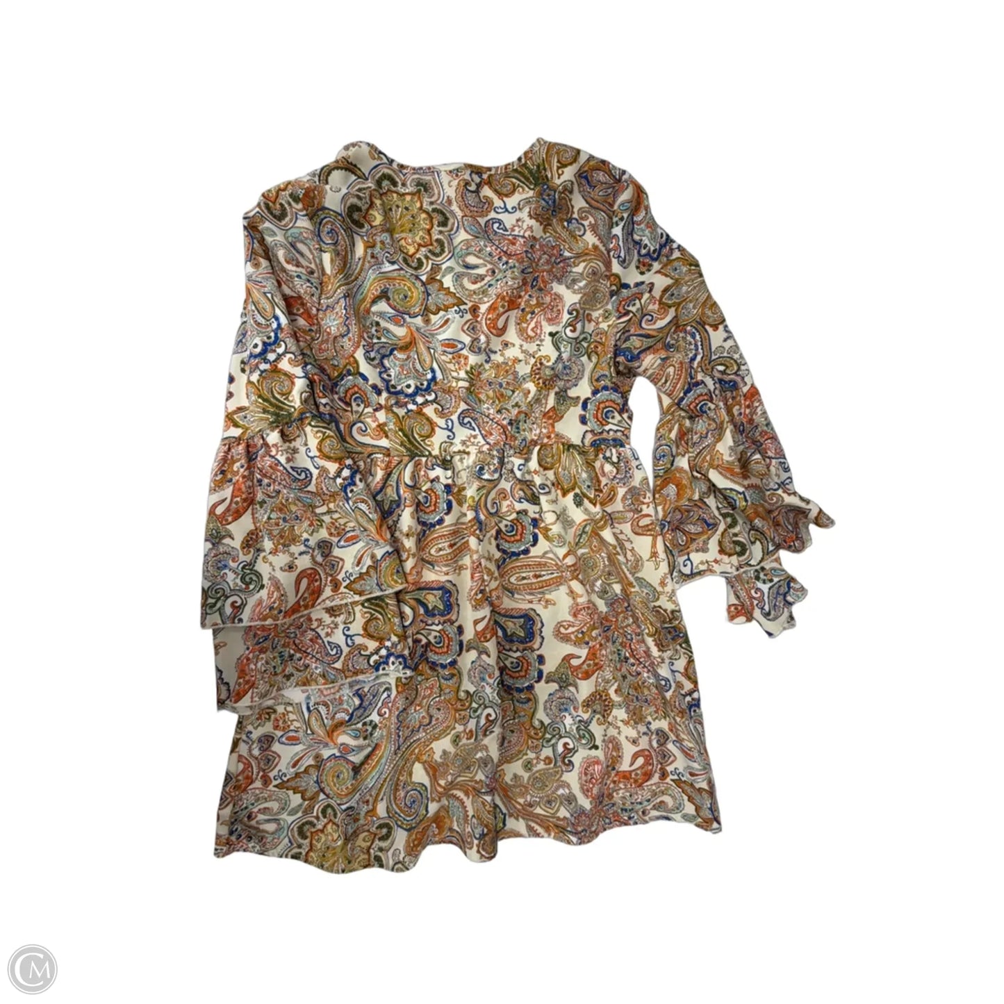 Dress Casual Midi By Clothes Mentor In Paisley Print, Size: L