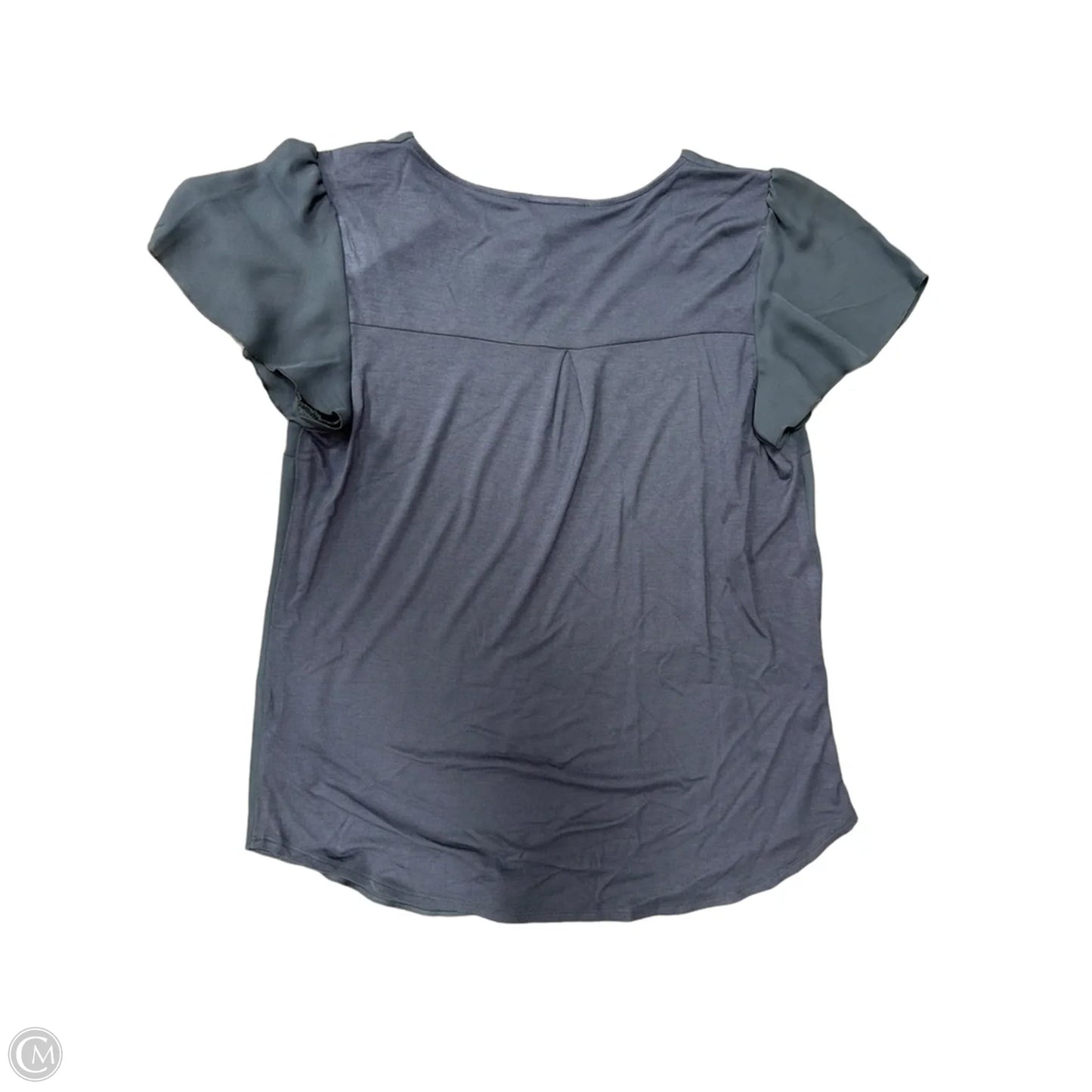 Top Short Sleeve By Fortune & Ivy In Blue, Size: S