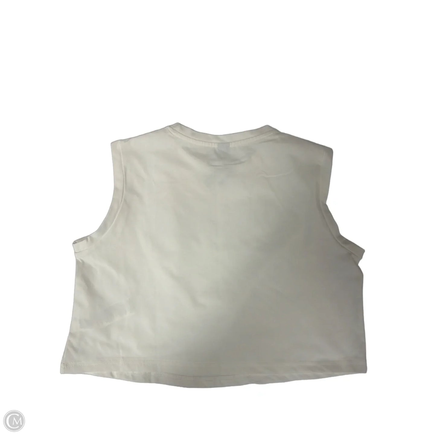Tank Top By Clothes Mentor In Blue & White, Size: M