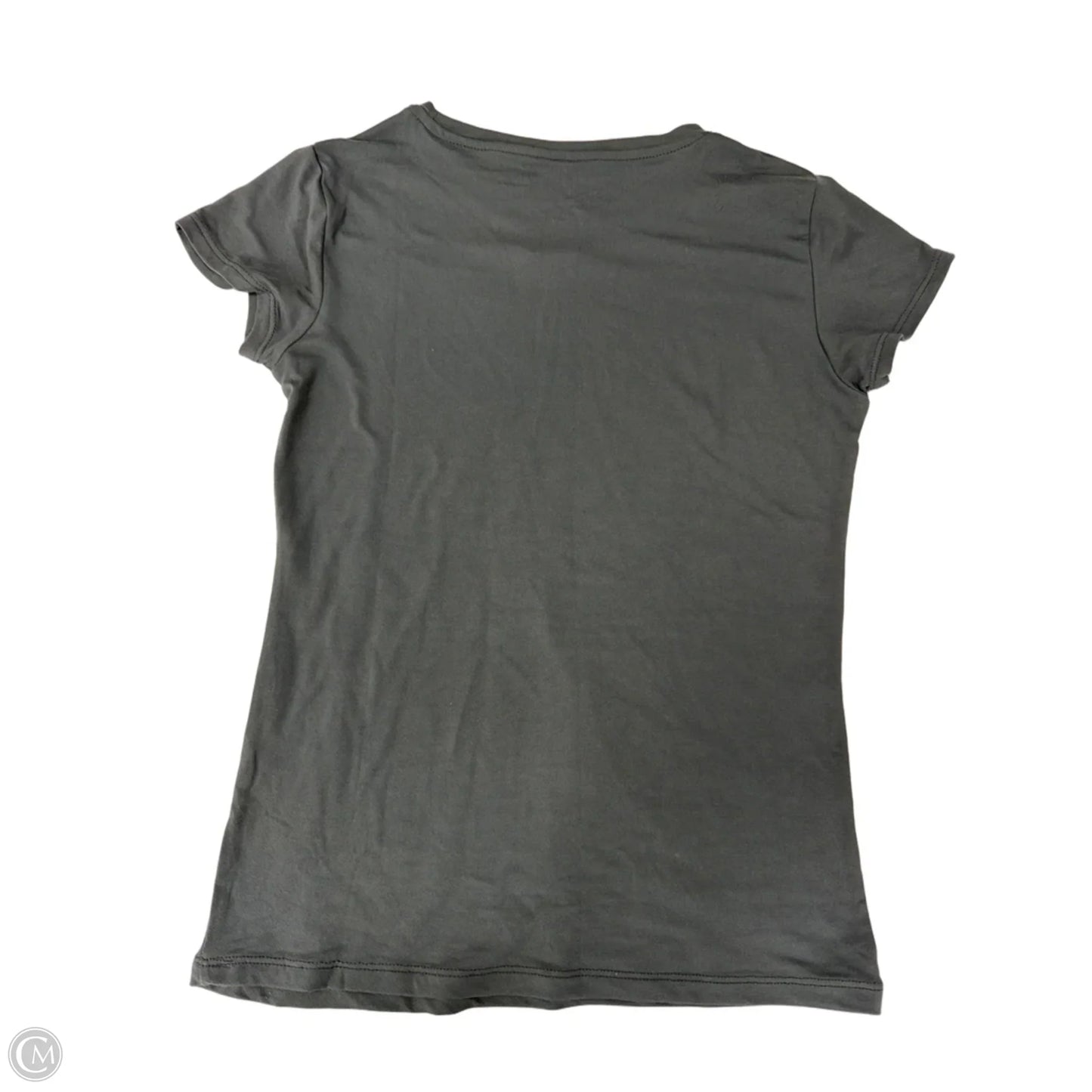 Top Short Sleeve Basic By Clothes Mentor In Grey, Size: M