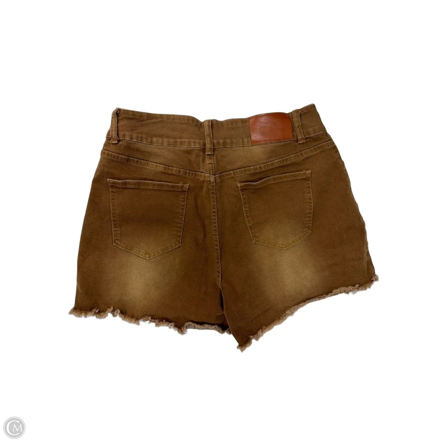 Shorts By Cmf In Brown Denim, Size: 12