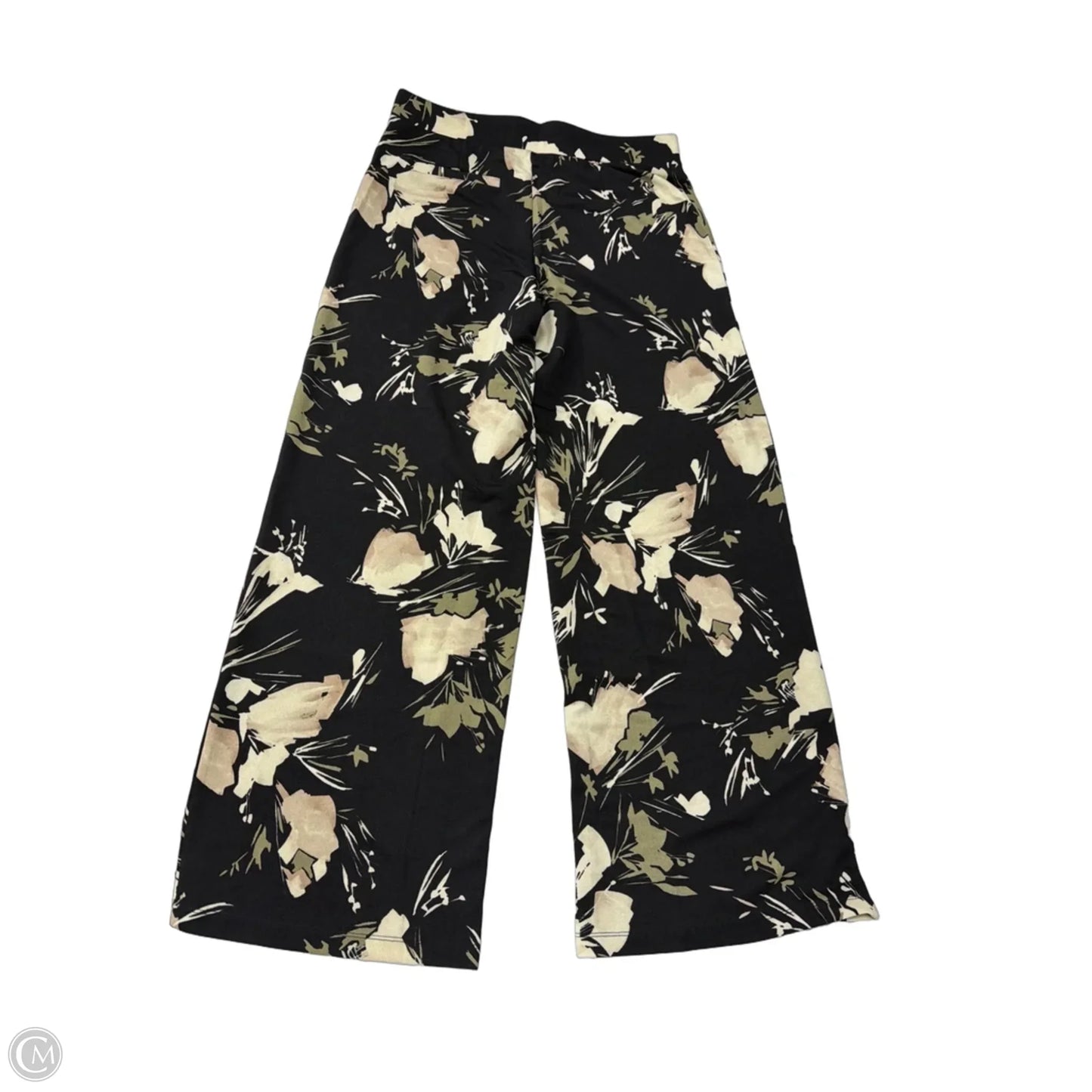 Pants Wide Leg By Isaac Mizrahi Live Qvc In Floral Print, Size: 4
