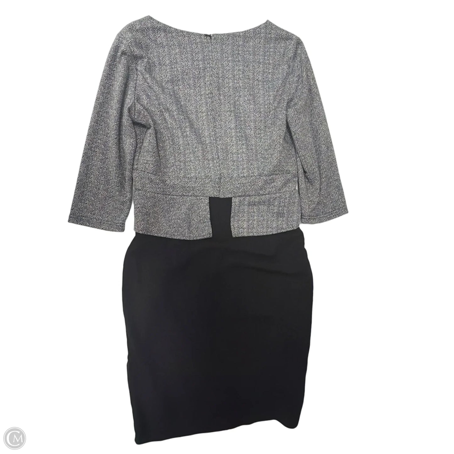 Dress Work By Cmf In Black & Grey, Size: M