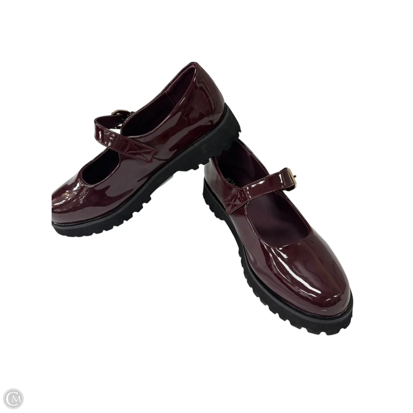 Shoes Flats By Jones New York In Maroon, Size: 8
