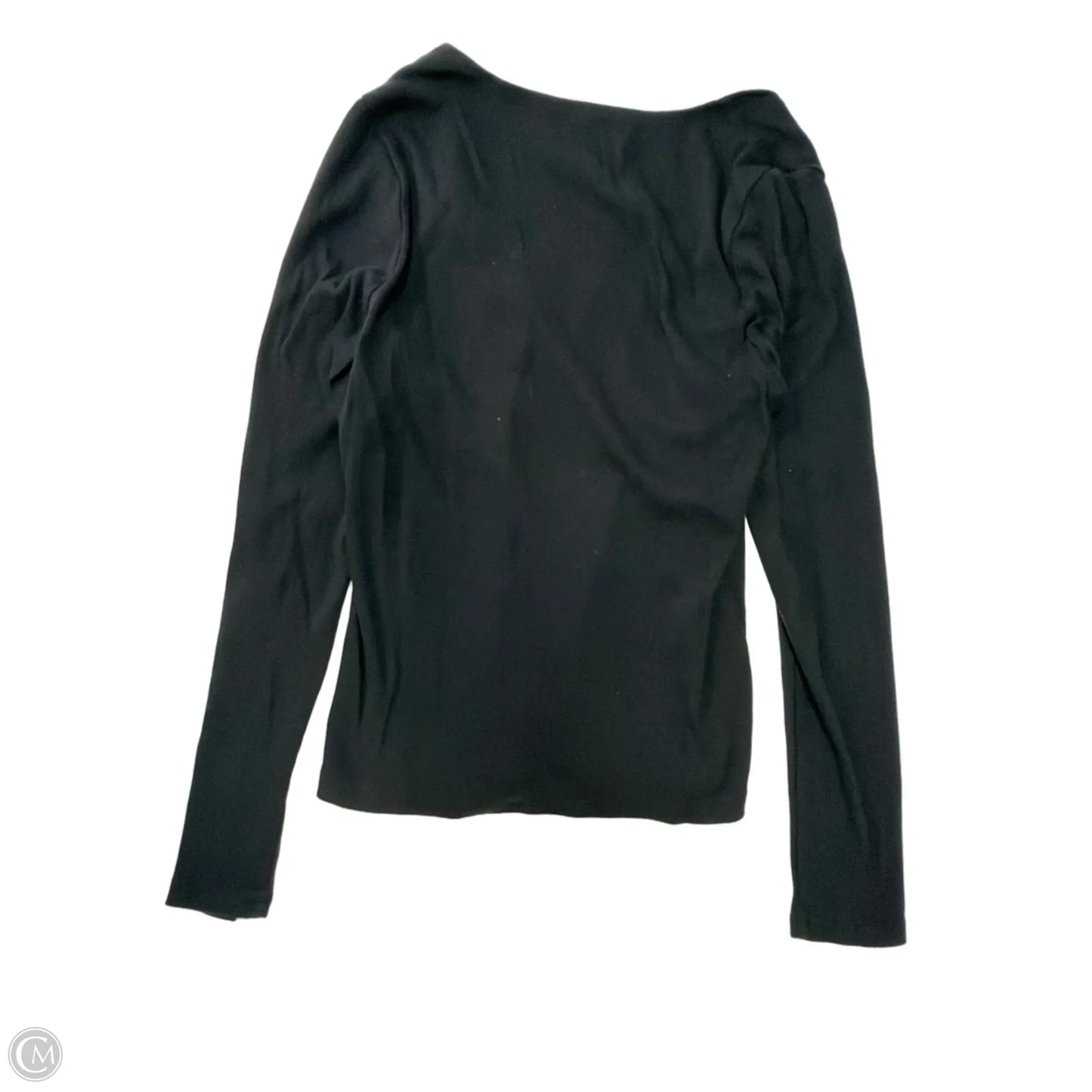 Top Long Sleeve By Time And Tru In Black, Size: L