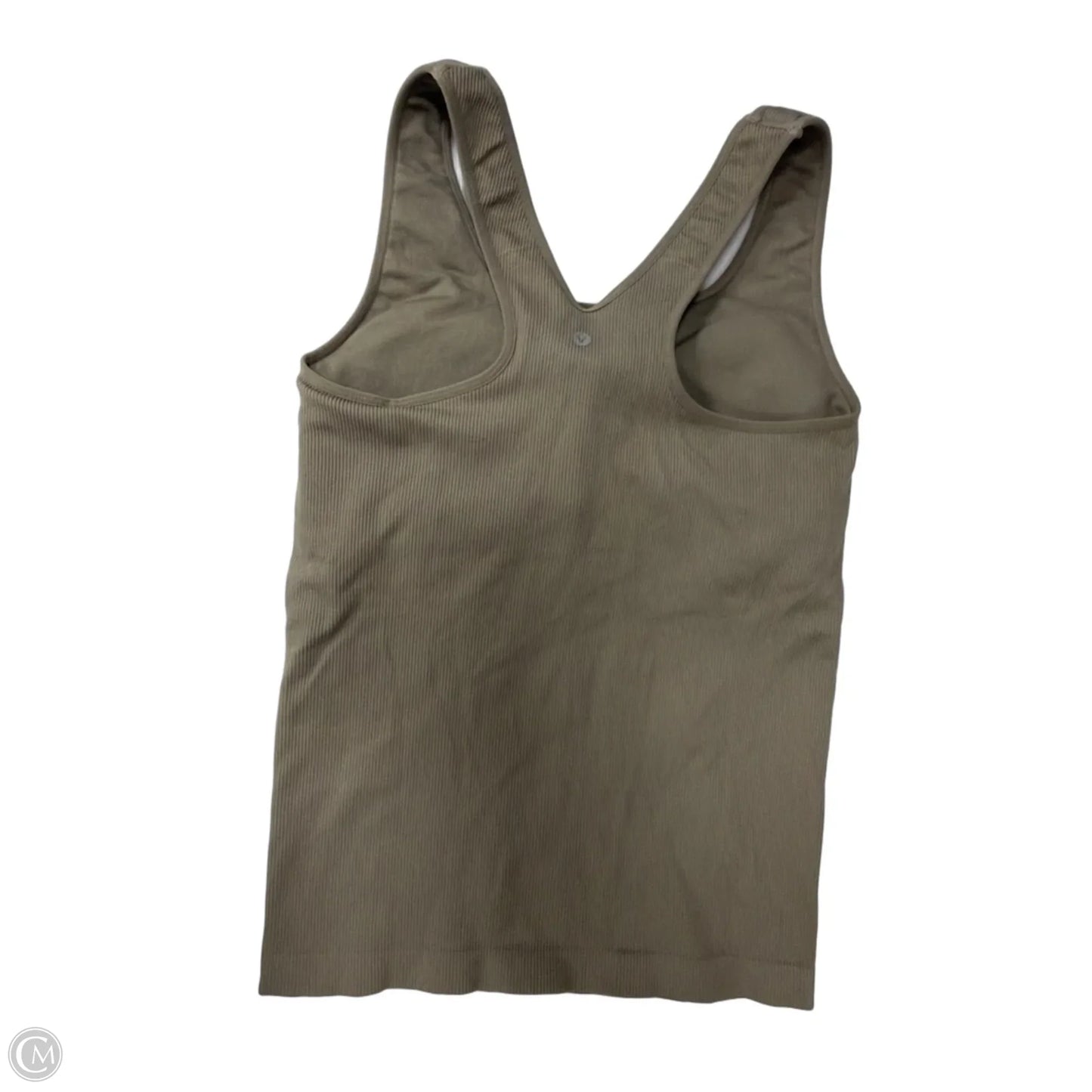 Athletic Tank Top By Velocity In Taupe, Size: Xl