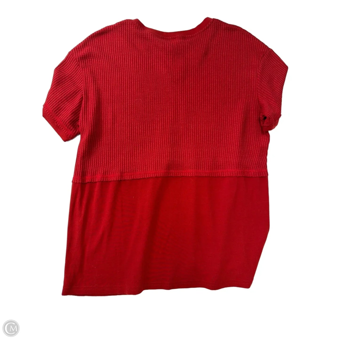 Top Short Sleeve By Clothes Mentor In Red, Size: Xl