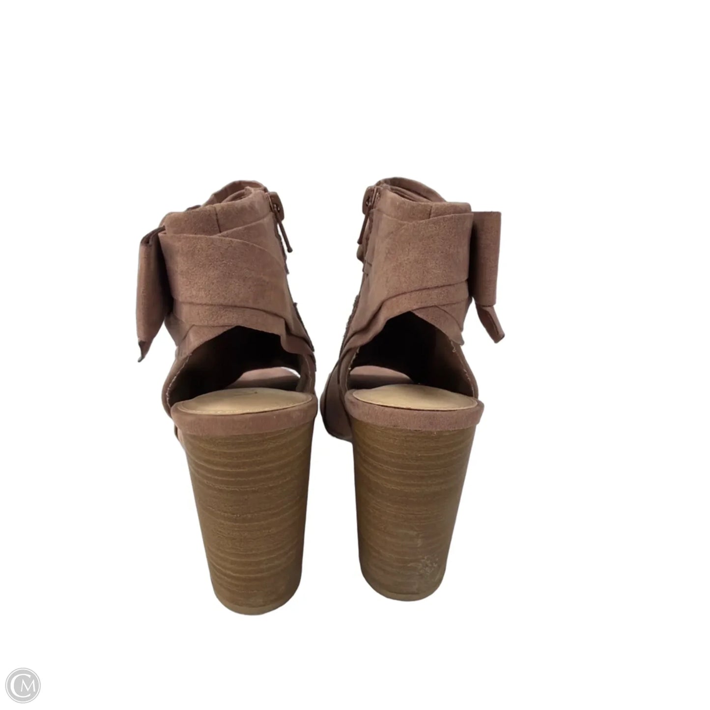 Sandals Heels Block By Lc Lauren Conrad In Pink, Size: 8.5