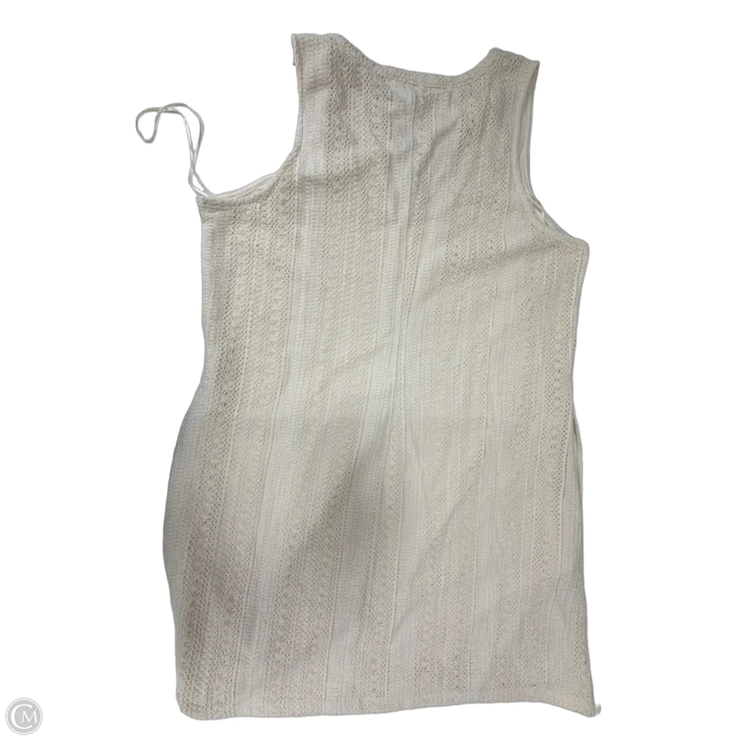 Dress Casual Short By Time And Tru In Cream, Size: 1x