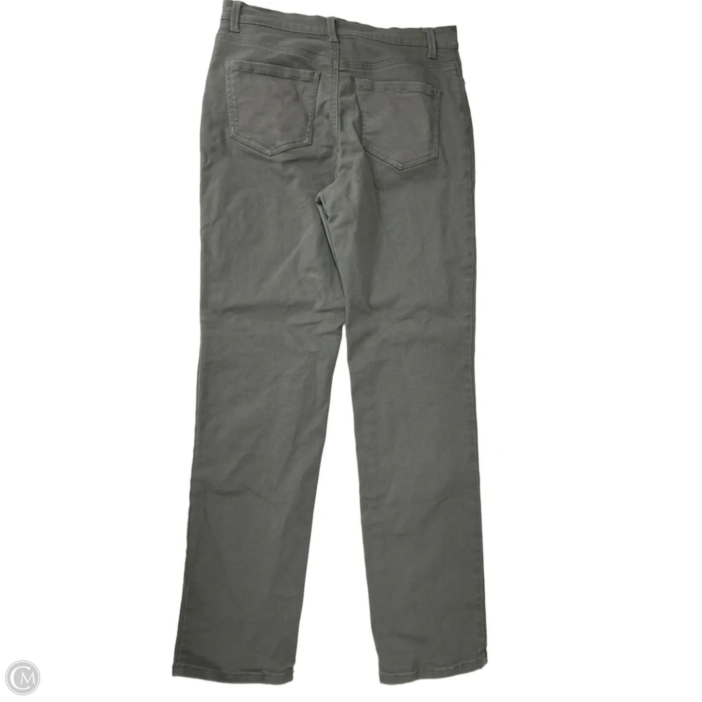 Jeans Straight By Gloria Vanderbilt In Grey Denim, Size: 8