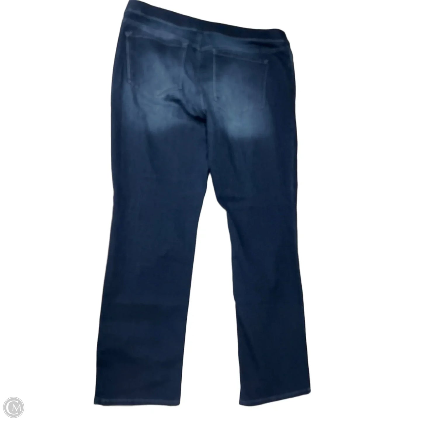 Jeans Straight By Gloria Vanderbilt In Blue Denim, Size: 18