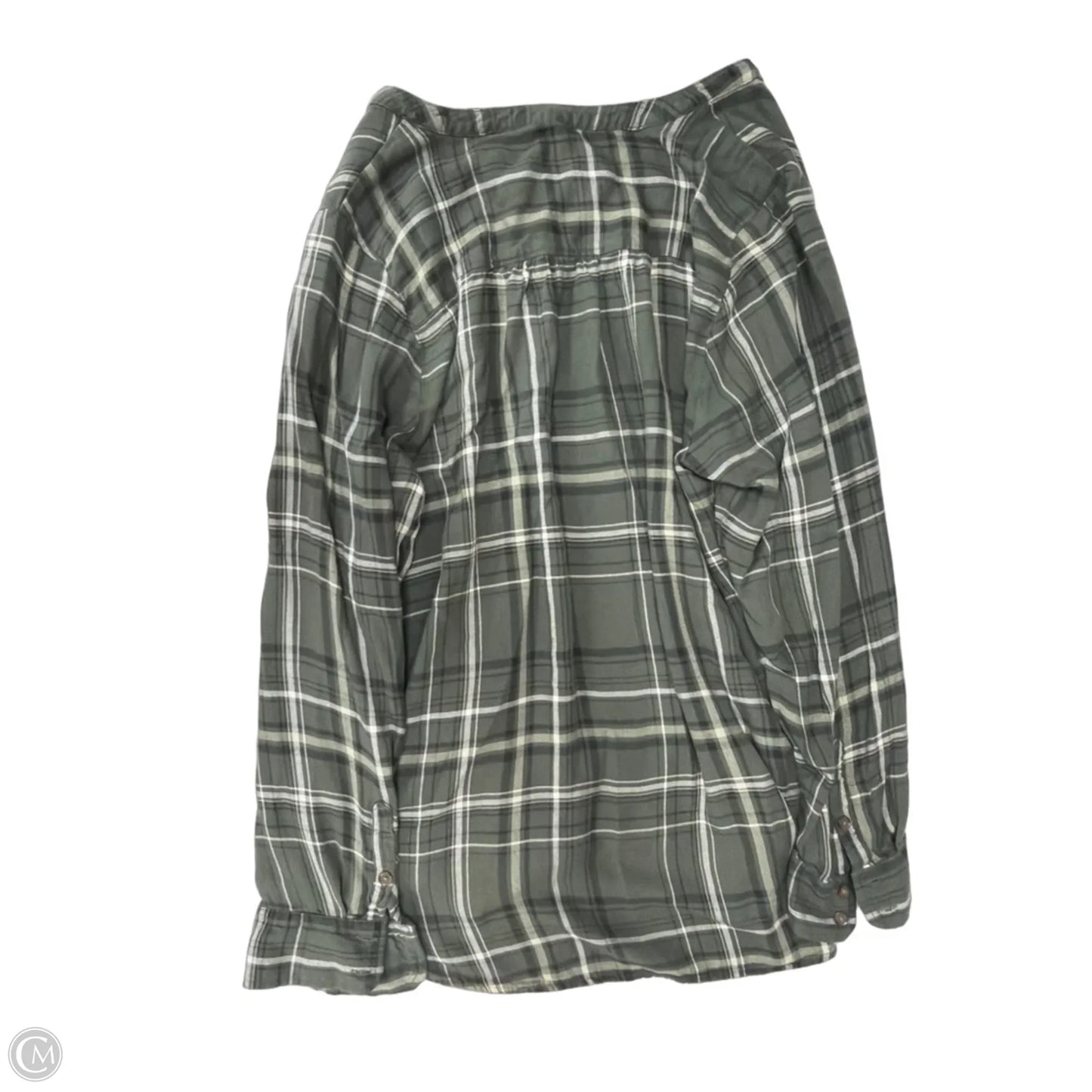 Top Long Sleeve By Universal Thread In Green, Size: 1x