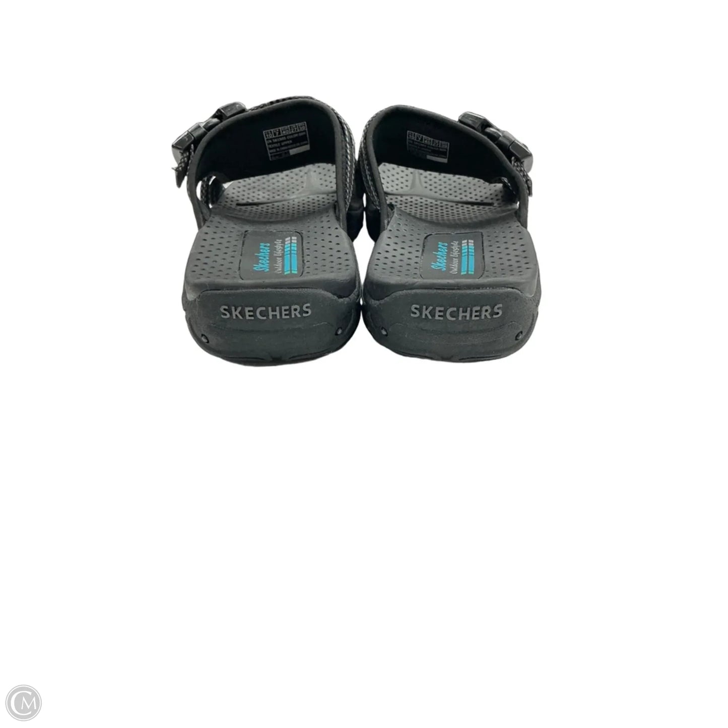 Sandals Flats By Skechers In Black, Size: 10