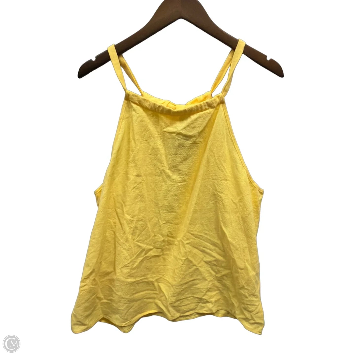 Tank Top By Emery Rose In Yellow, Size: Xl