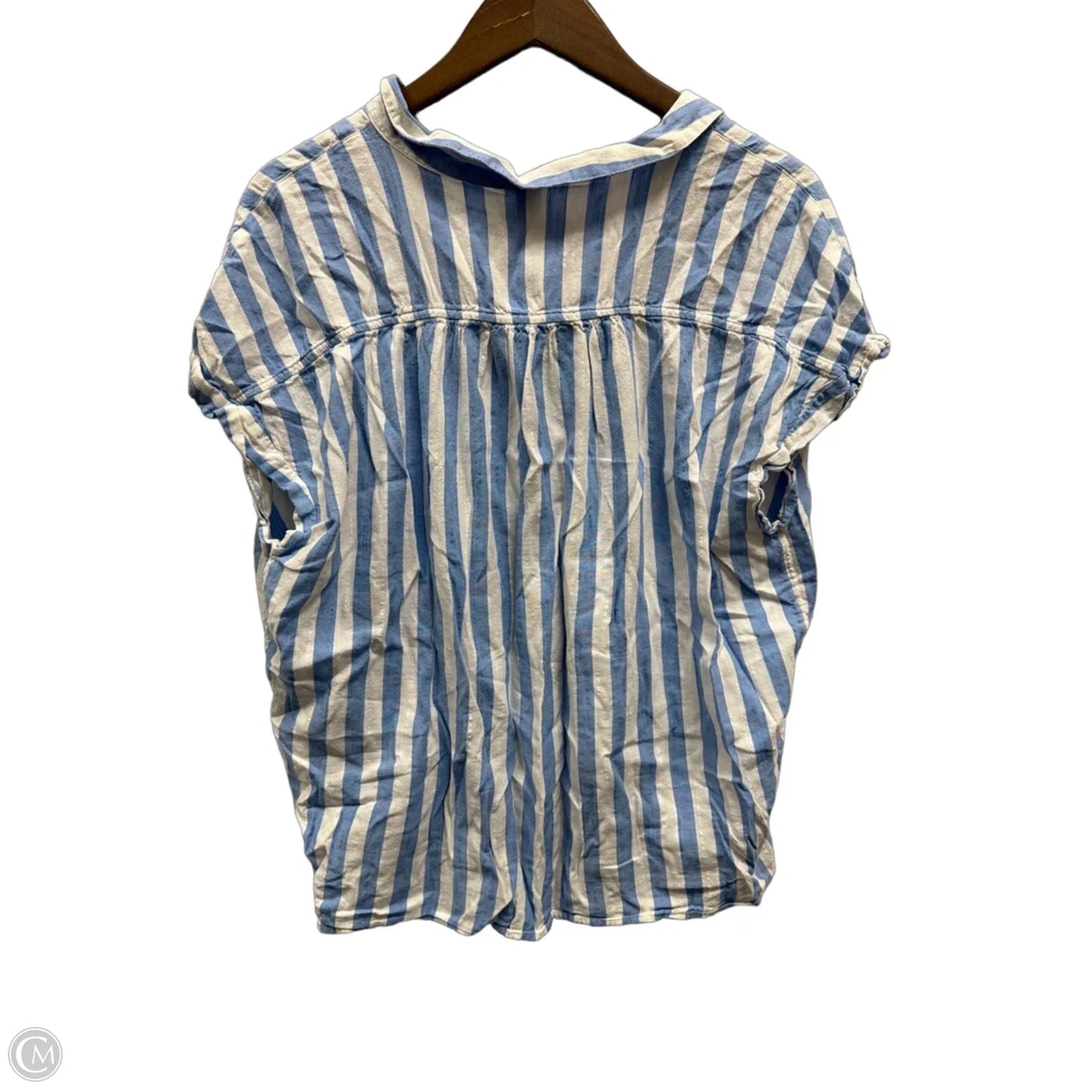 Top Short Sleeve By Old Navy In Striped Pattern, Size: Xl