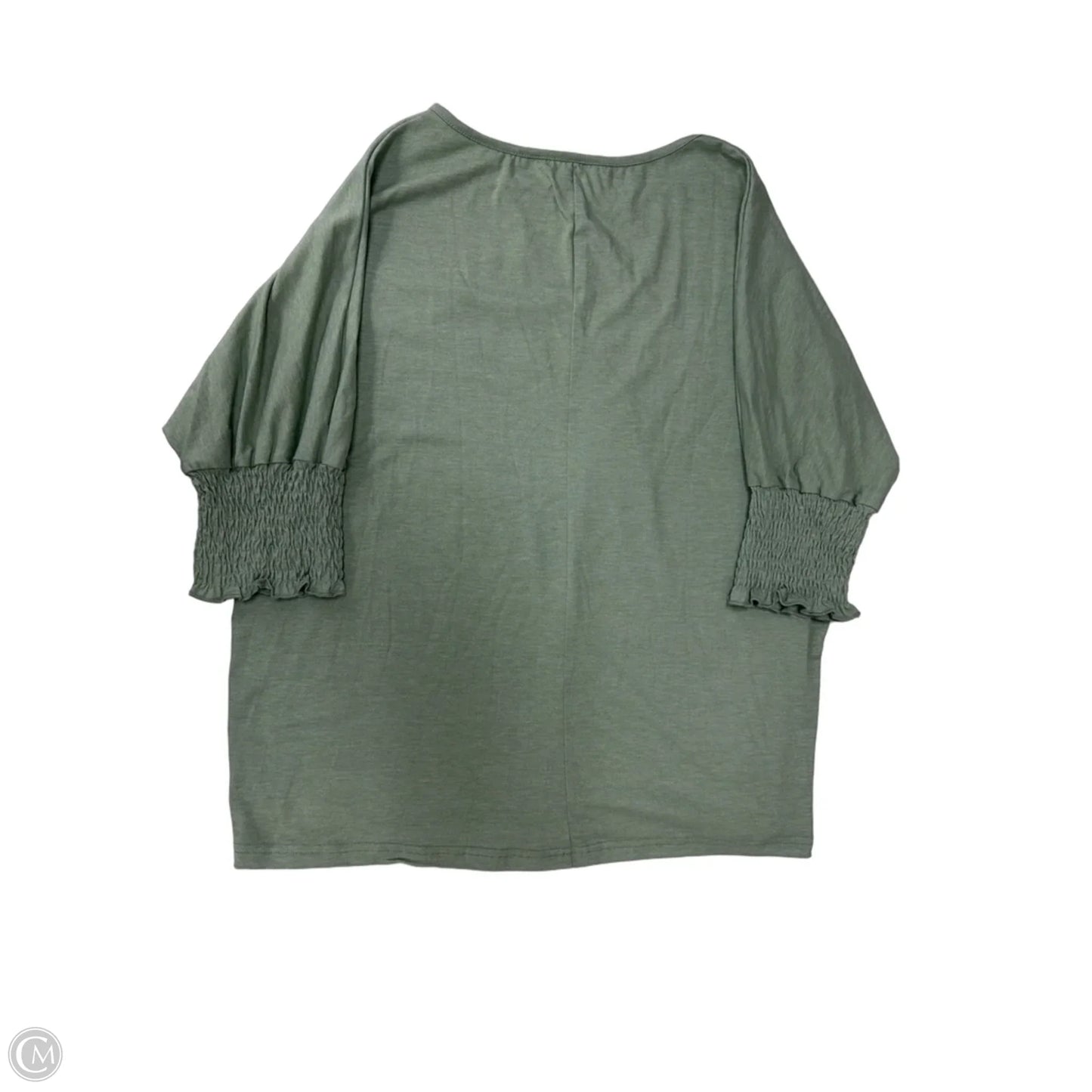 Top Short Sleeve By Clothes Mentor In Green, Size: L