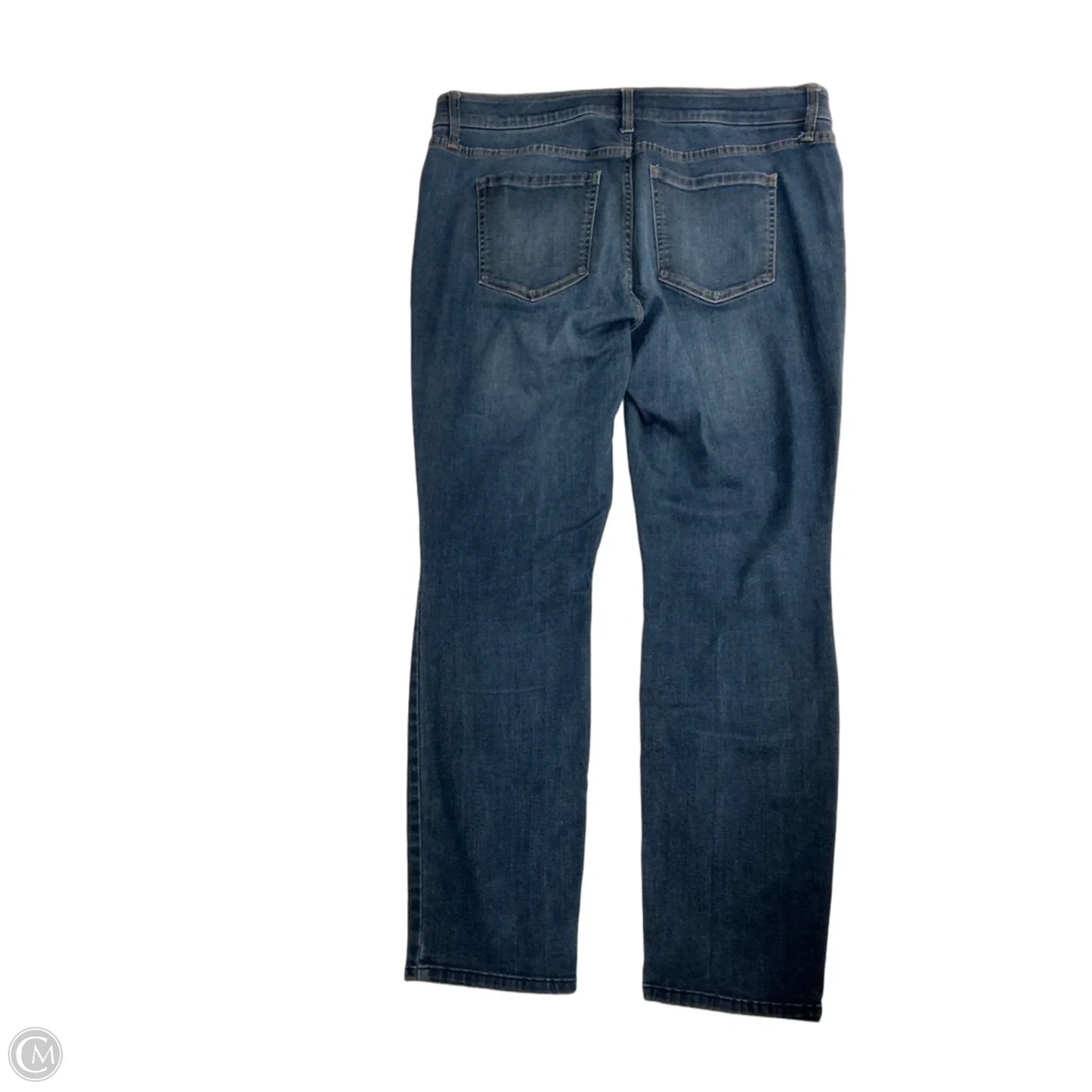 Jeans Straight By Liz Claiborne In Blue Denim, Size: 16