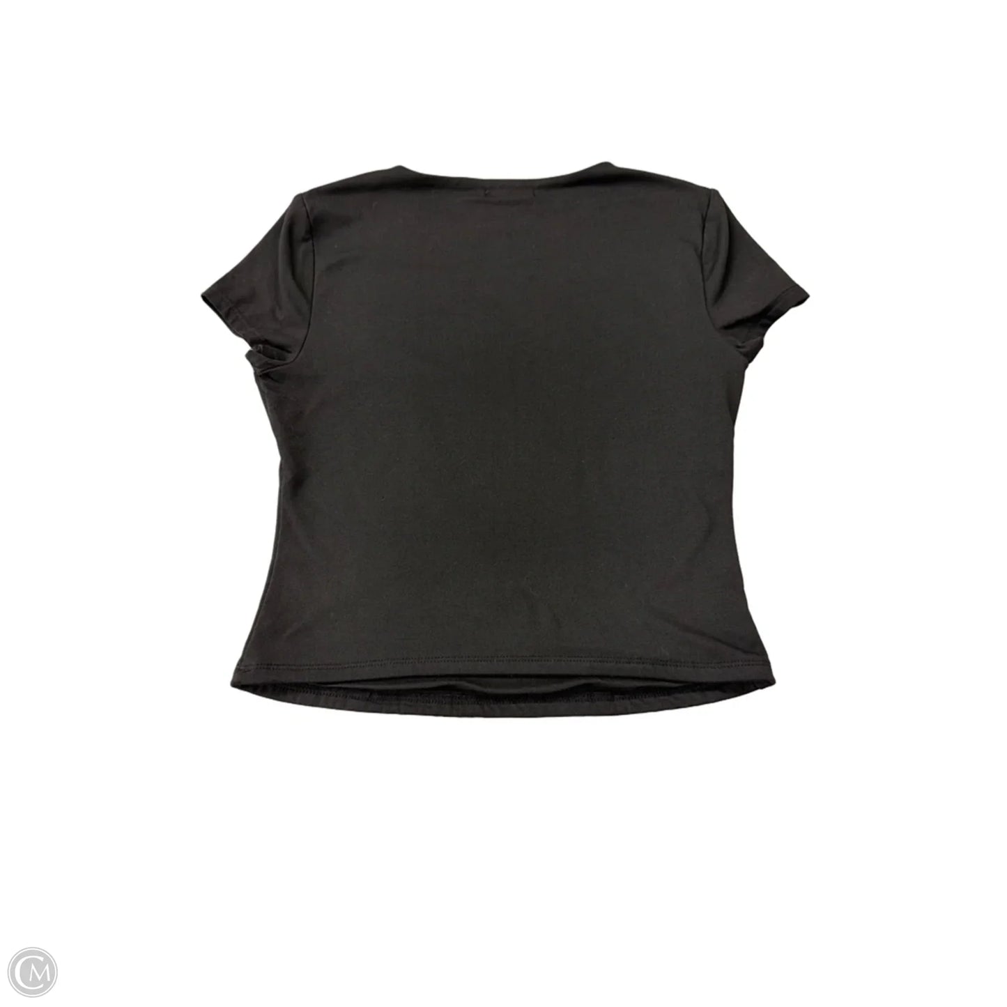 Top Short Sleeve By Better Together In Black, Size: M