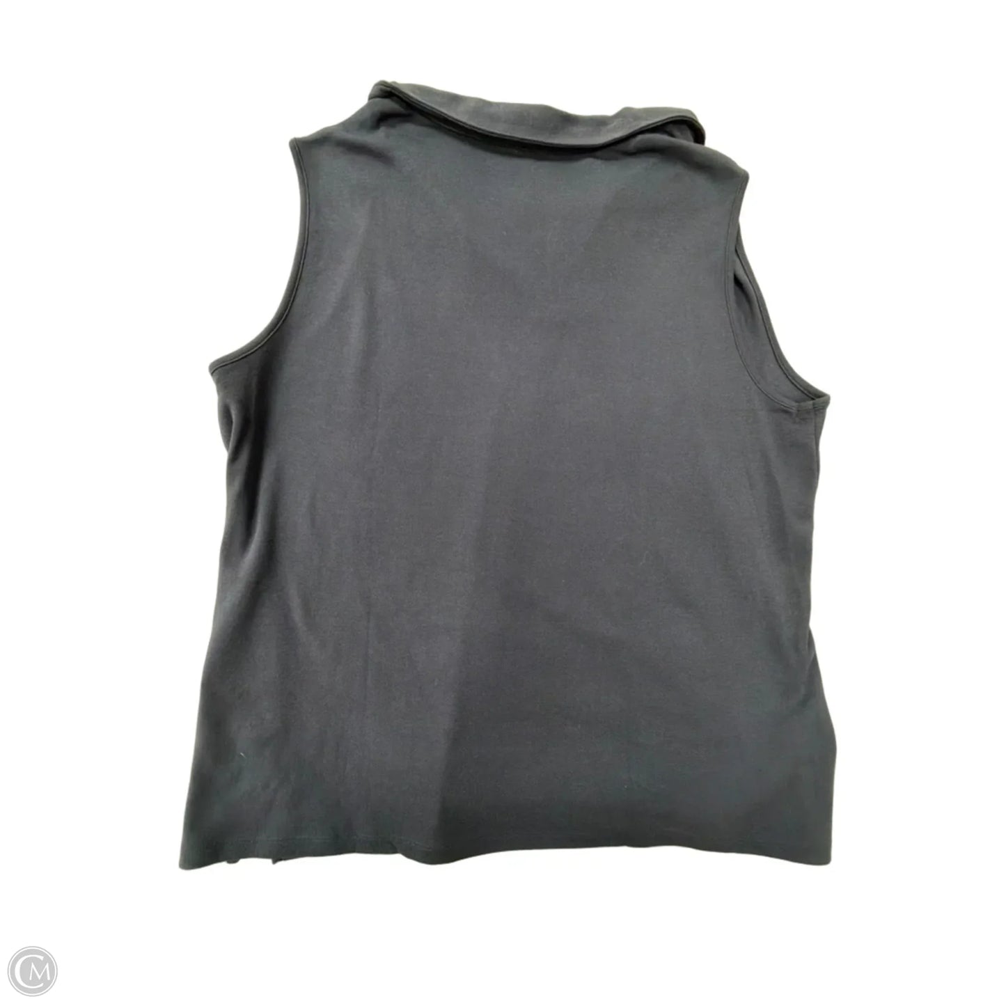 Top Sleeveless By Drapers & Damons In Navy, Size: 2x