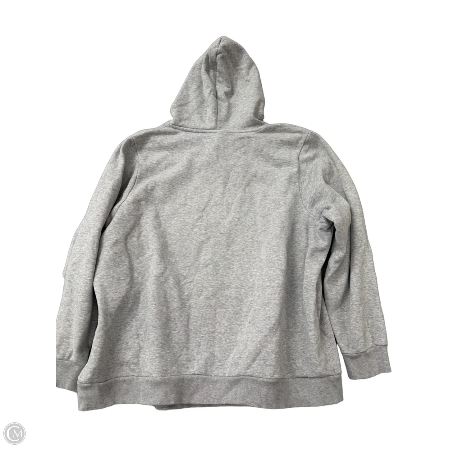 Athletic Sweatshirt Hoodie By Puma In Grey, Size: 3x