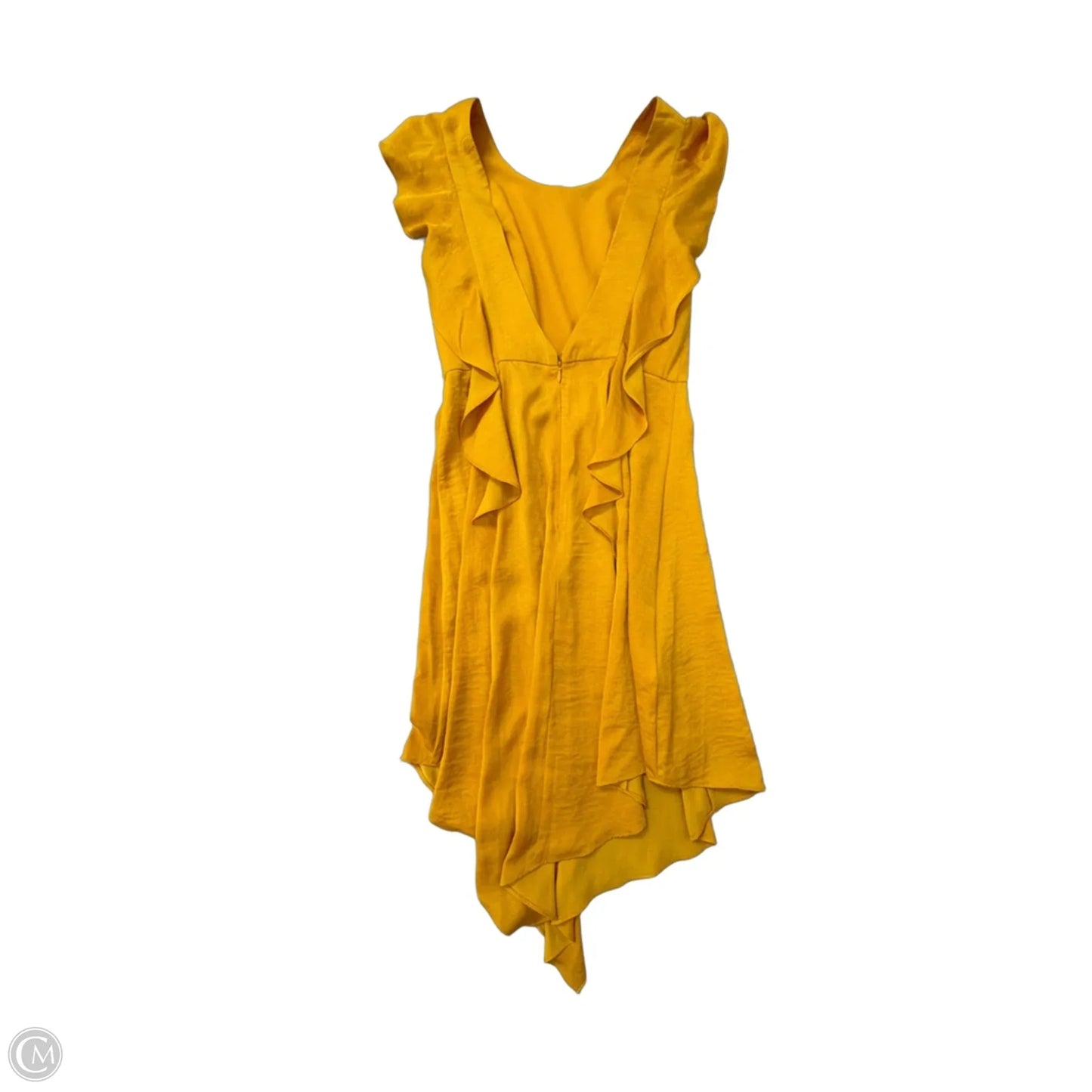 Dress Casual Short By Bcbg In Yellow, Size: Xs