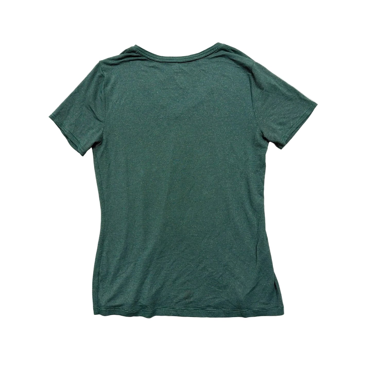 Top Short Sleeve By Nine West Apparel In Green, Size: S