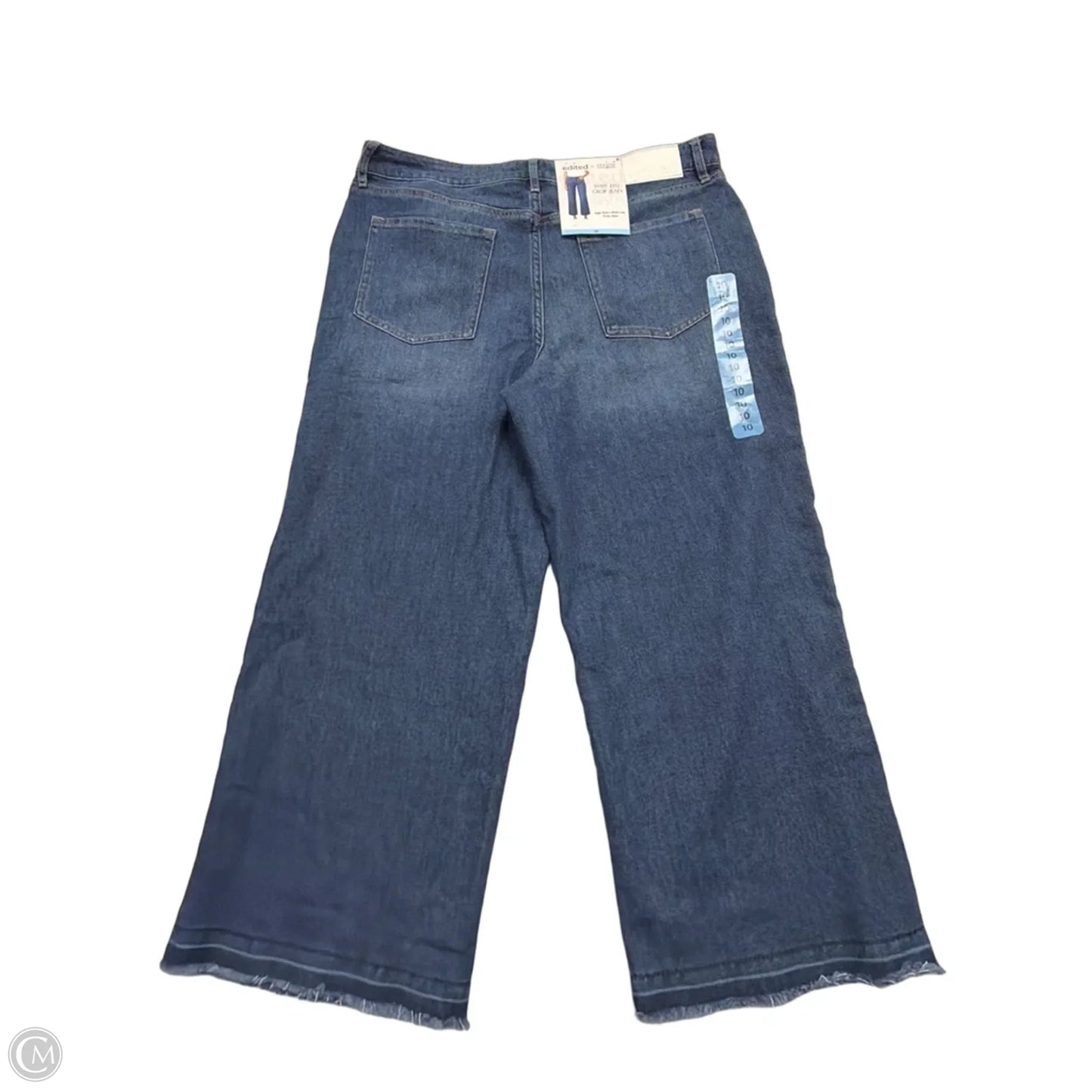 Jeans Wide Leg By Clothes Mentor In Blue Denim, Size: 10