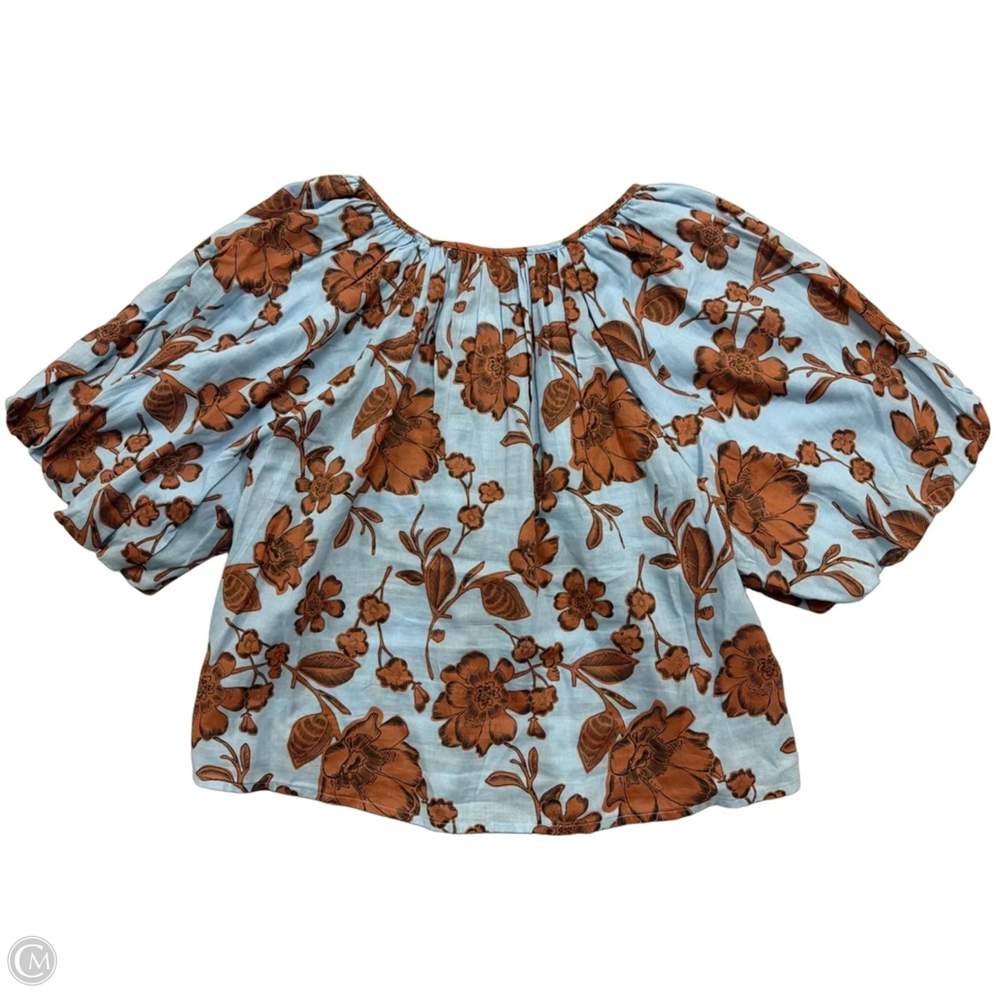 Top Short Sleeve By Ana In Floral Print, Size: 1x