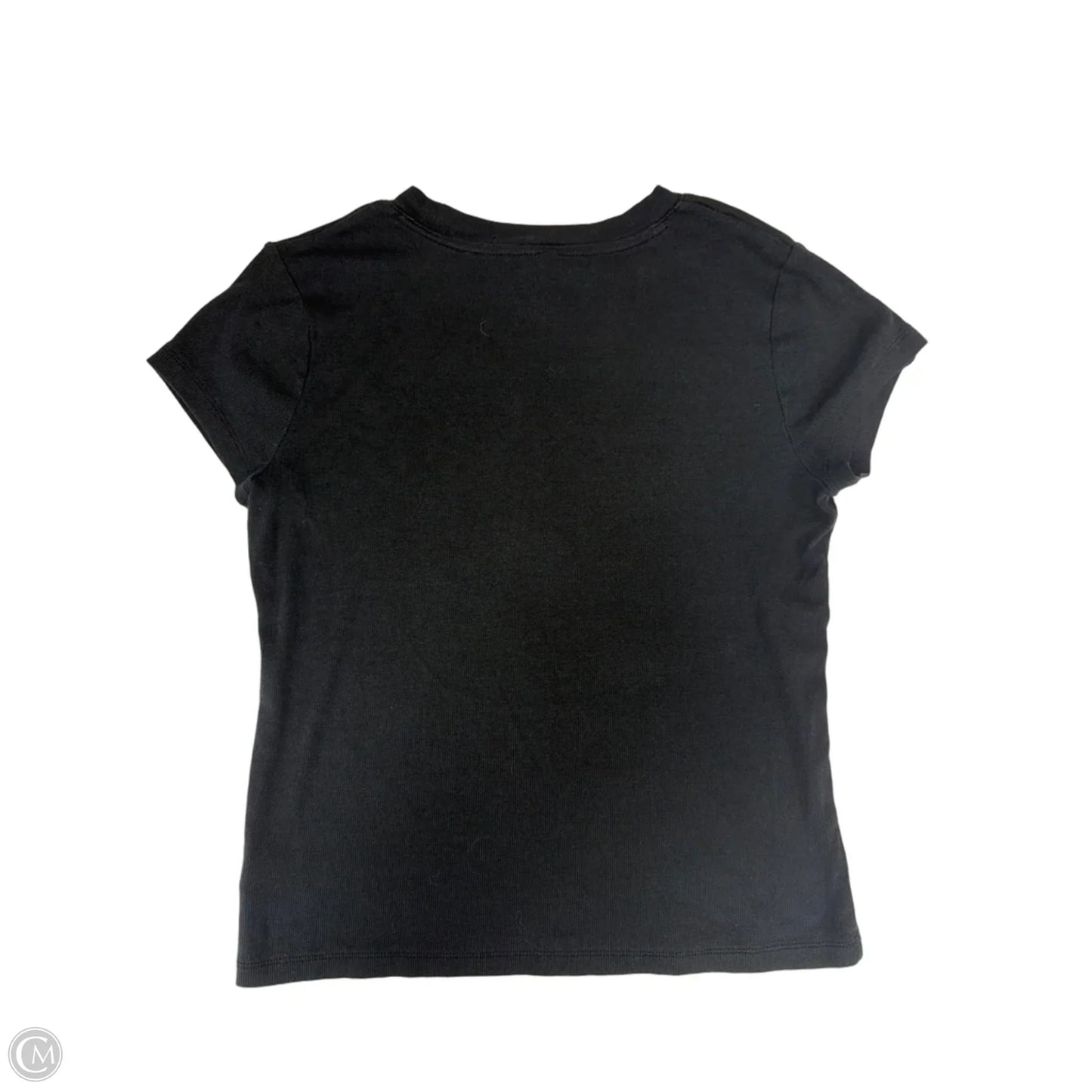 Top Short Sleeve Basic By A New Day In Black, Size: L