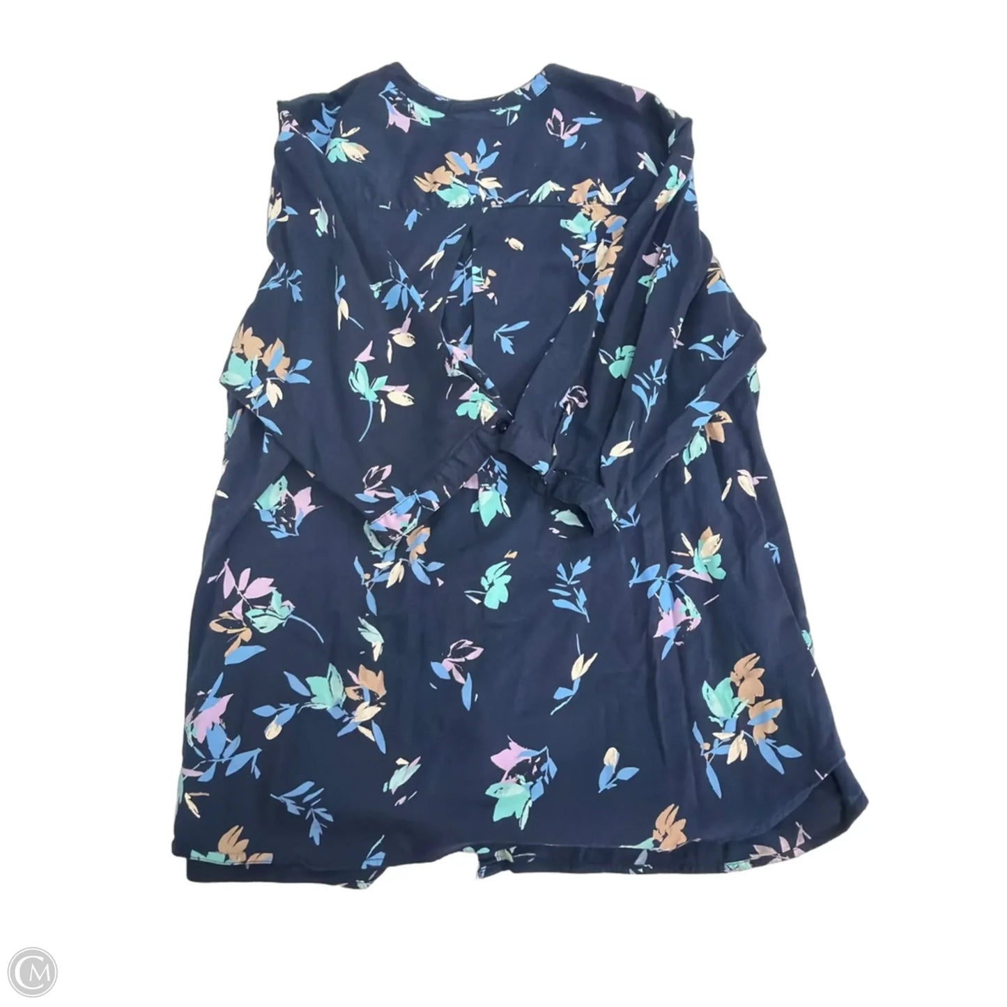Top Short Sleeve By Catherines In Blue, Size: 2x