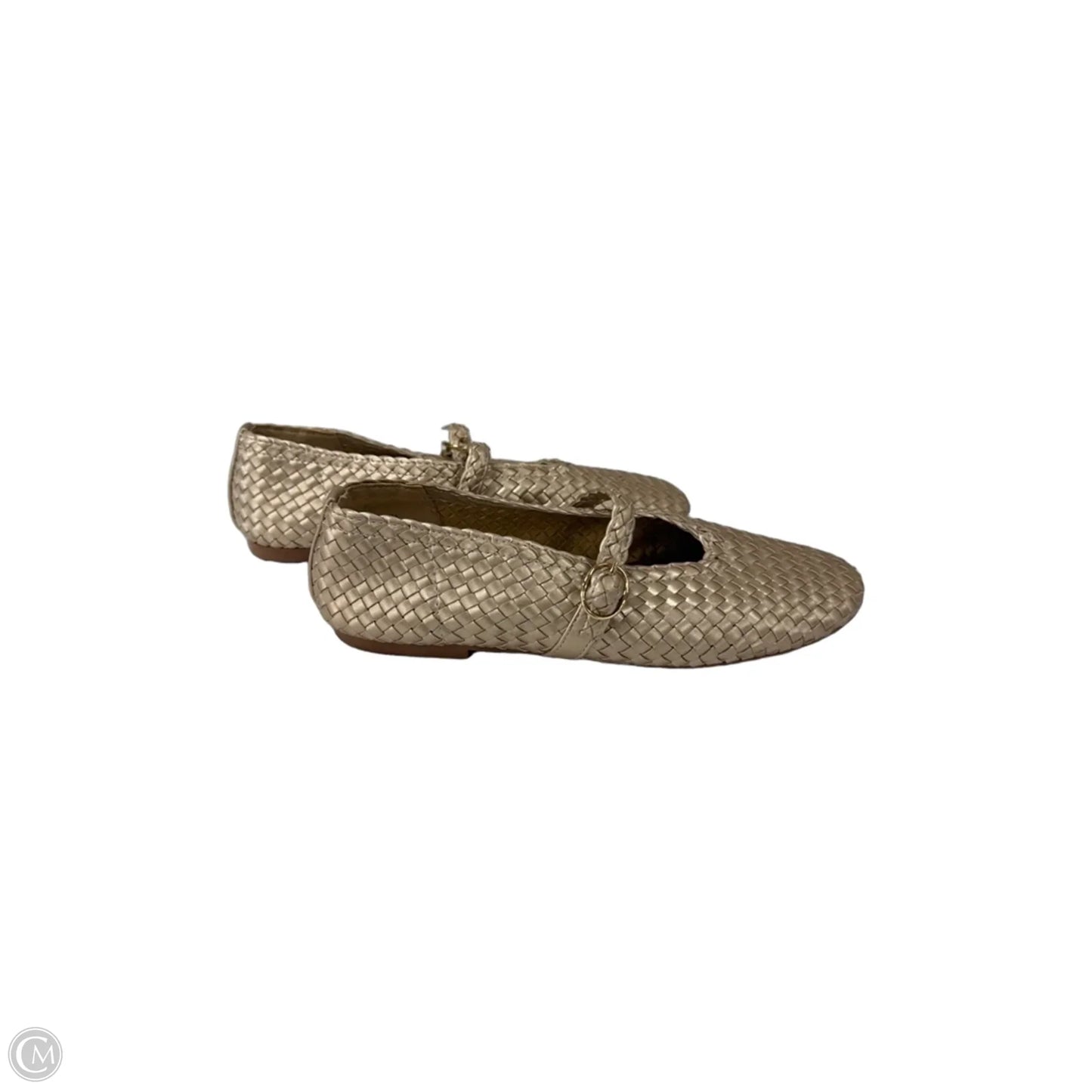 Shoes Flats By House Of Harlow In Gold, Size: 6.5