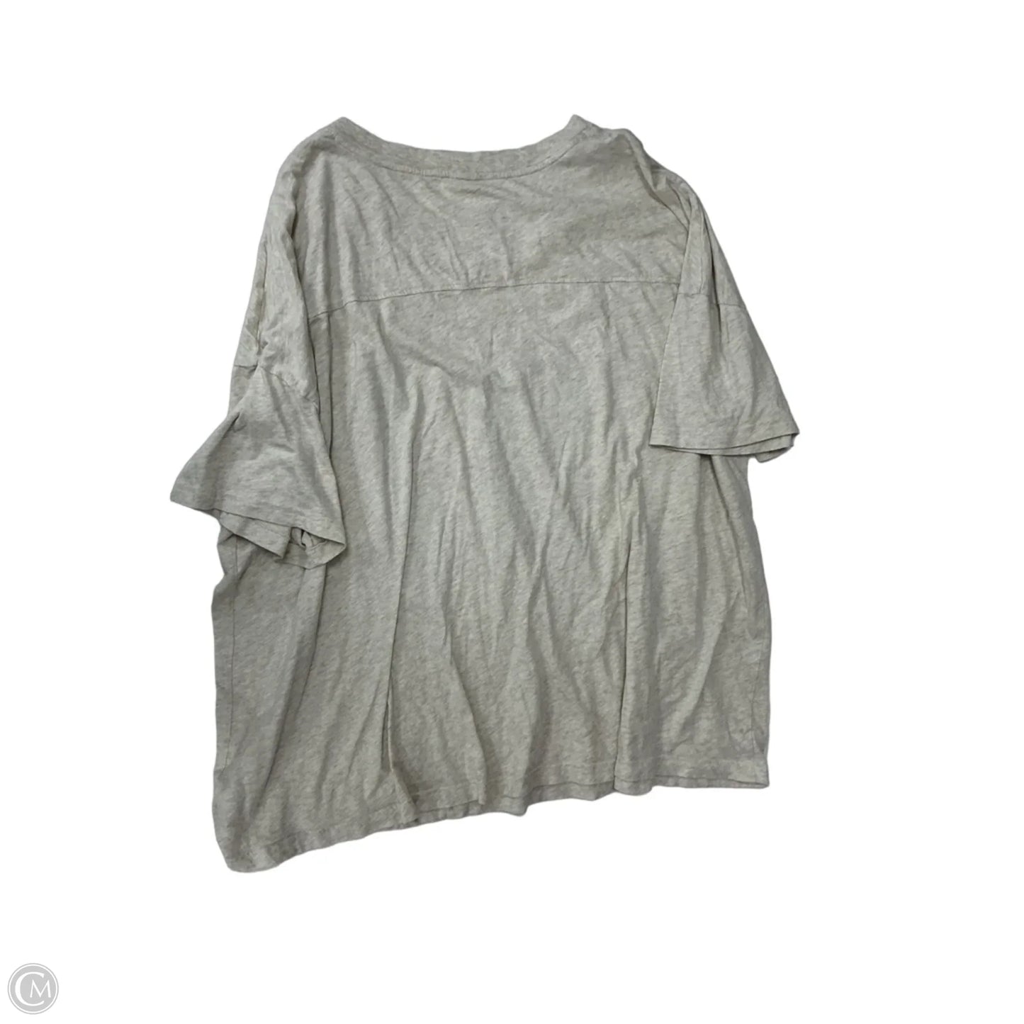 Top Short Sleeve By So In Beige, Size: 3x