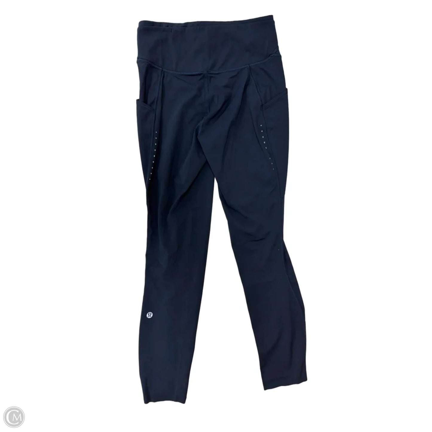 Athletic Leggings By Lululemon In Navy, Size: S