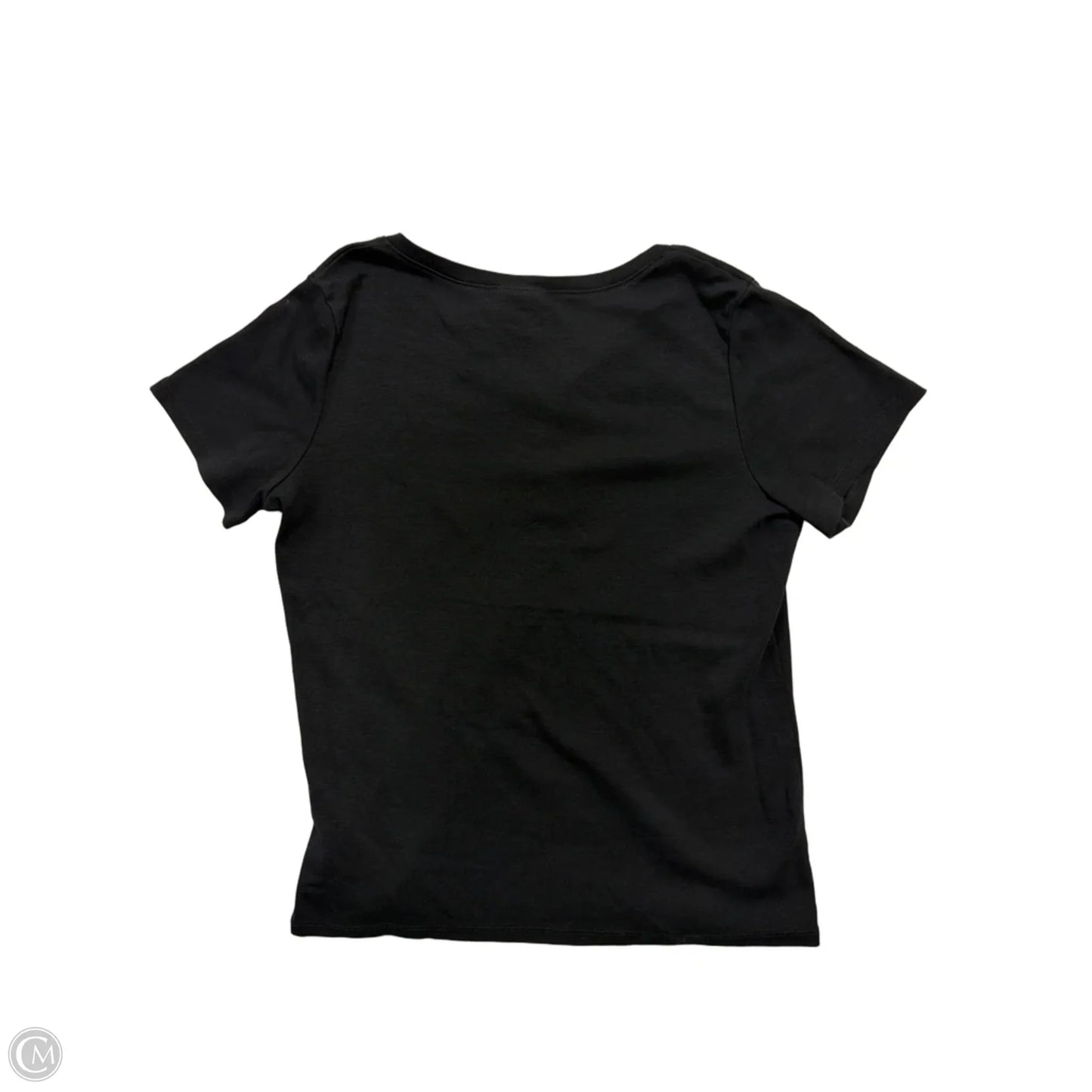 Top Short Sleeve By Style And Company In Black, Size: M