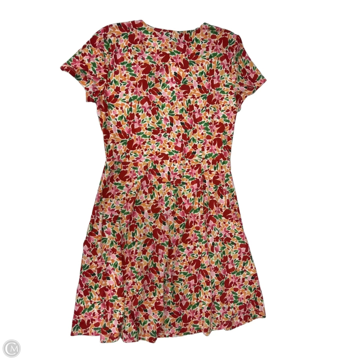 Dress Casual Midi By Maggy London In Floral Print, Size: M