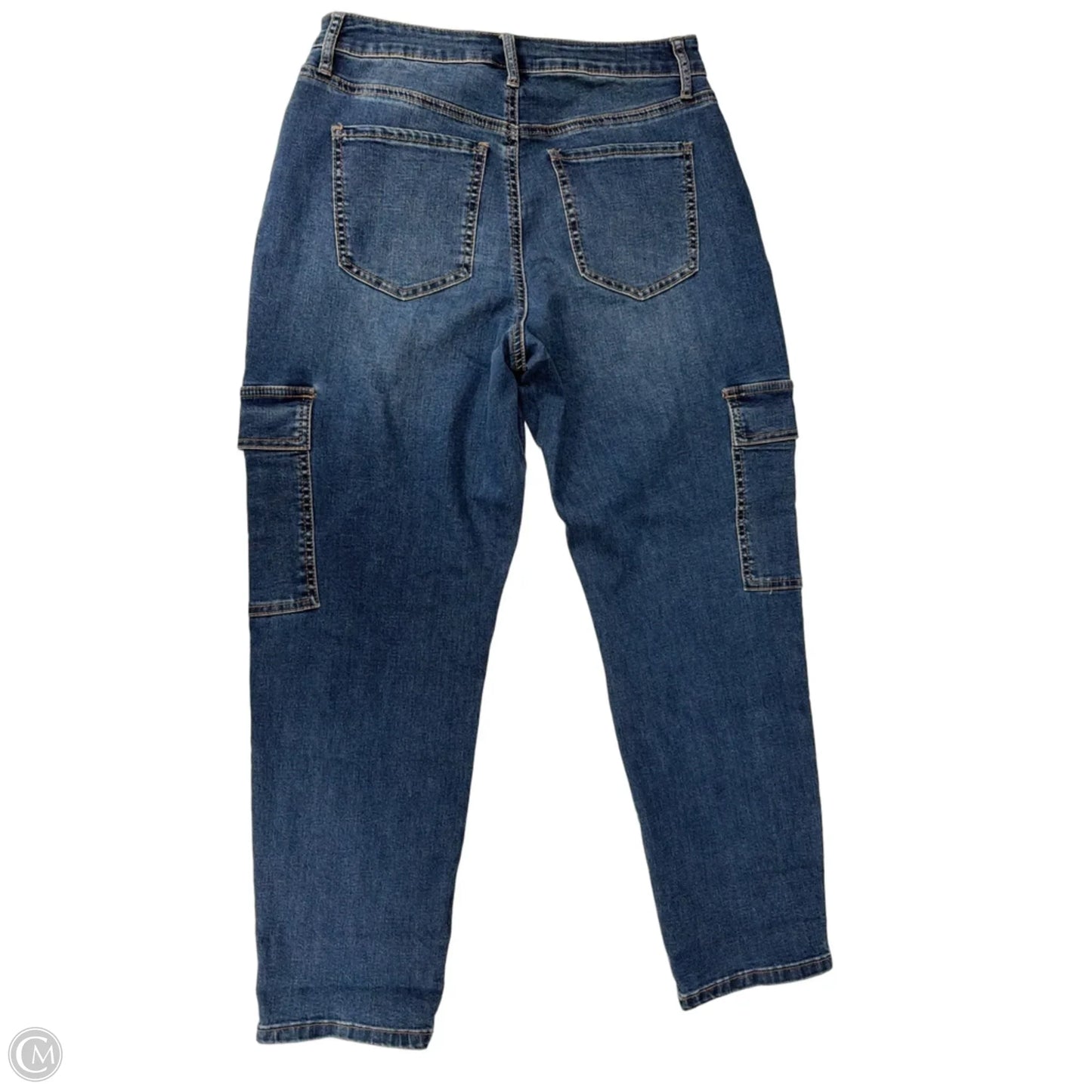 Jeans Wide Leg By New York And Co In Blue Denim, Size: 8