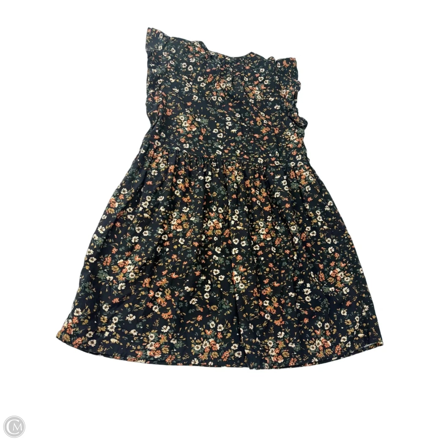 Dress Casual Midi By Time And Tru In Floral Print, Size: M