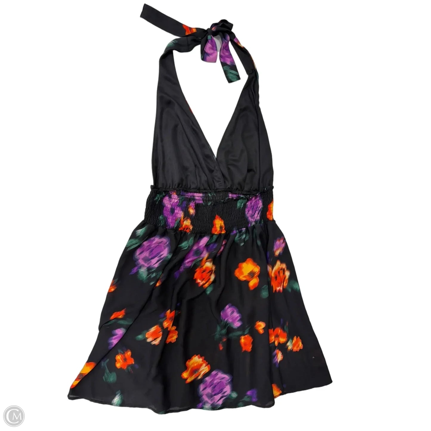 Dress Casual Short By Madden Girl In Floral Print, Size: L